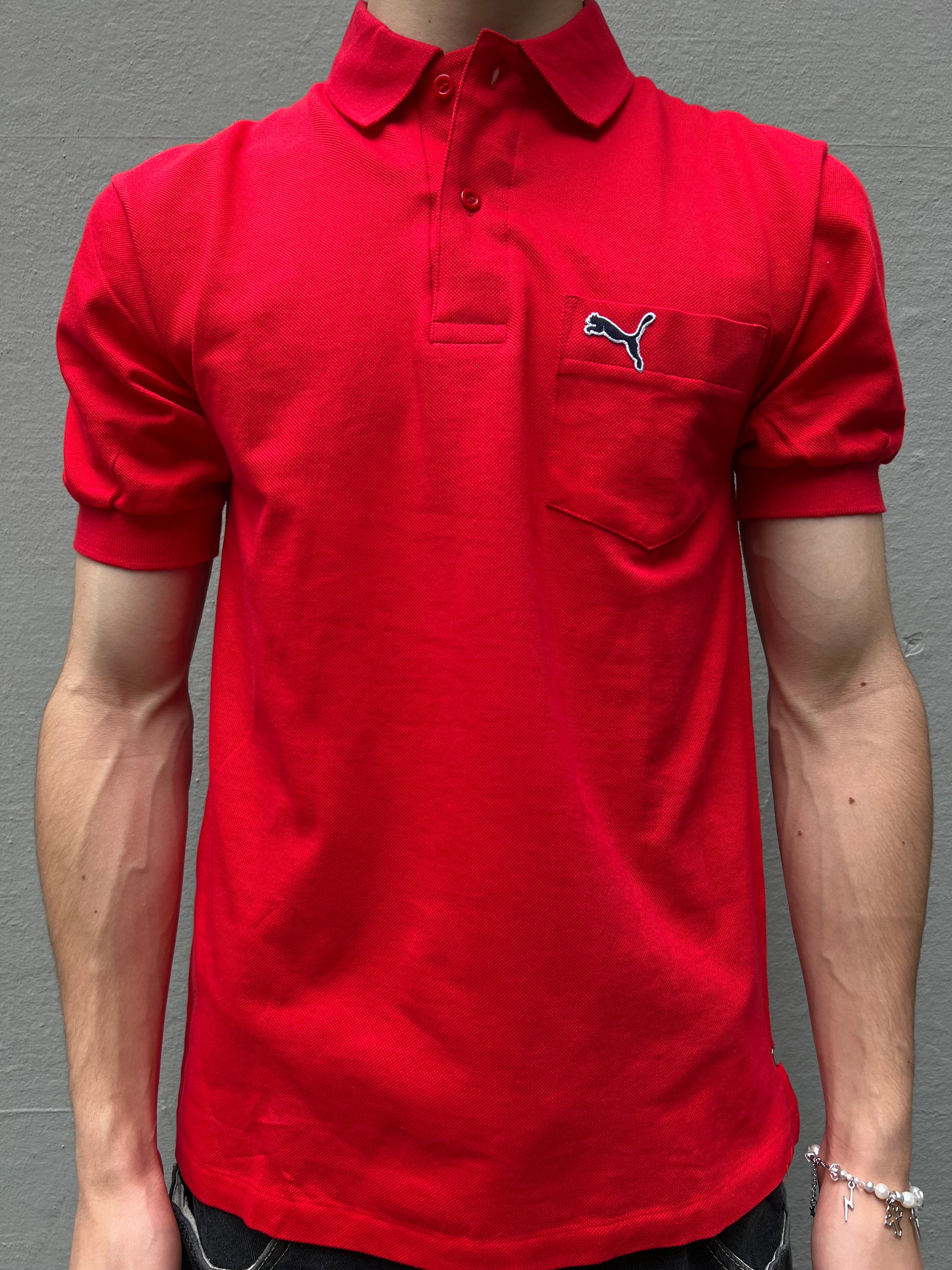 Vintage Red Puma Polo S