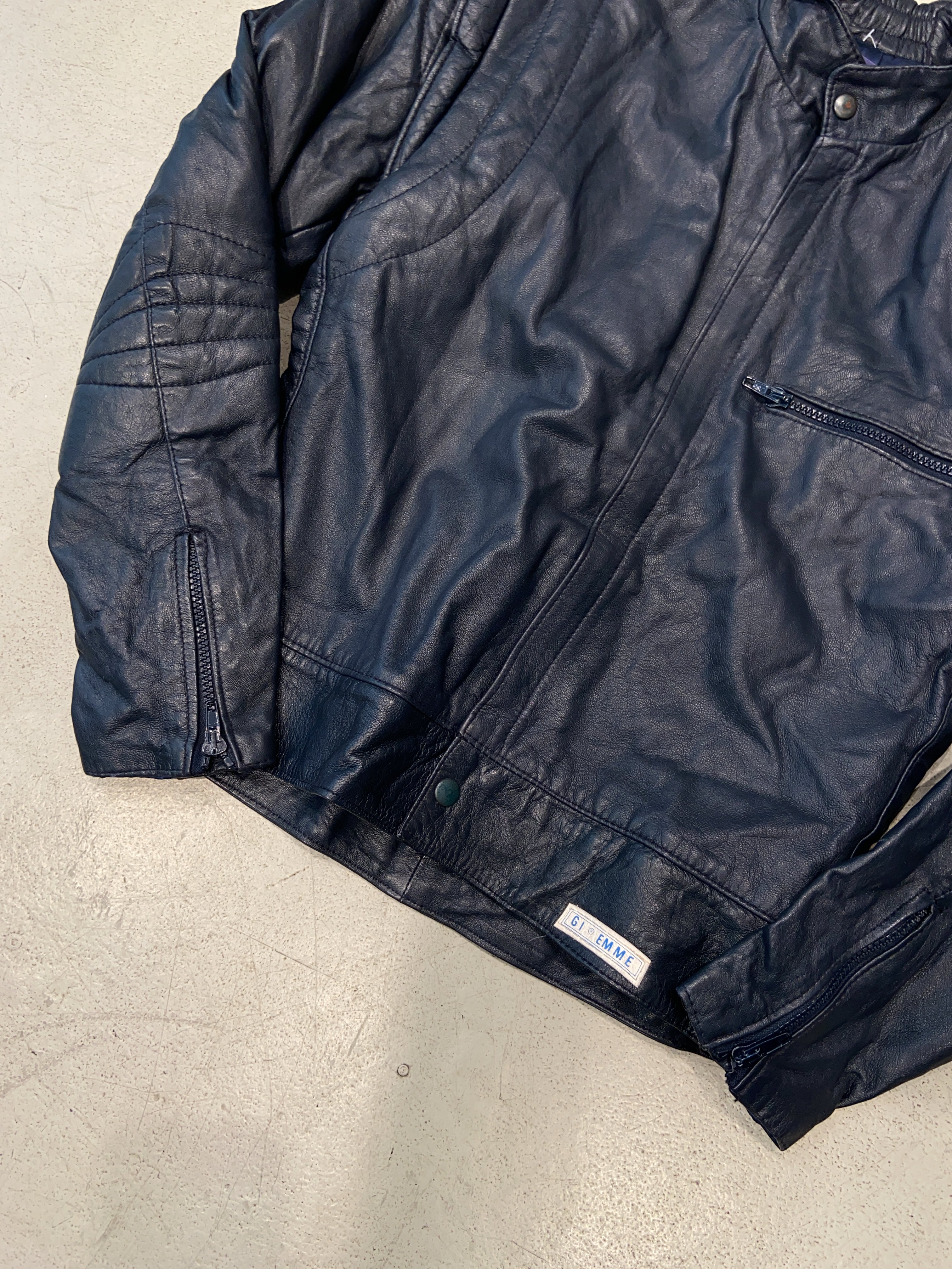 Vintage Giemme Leder Jacke (M/L)