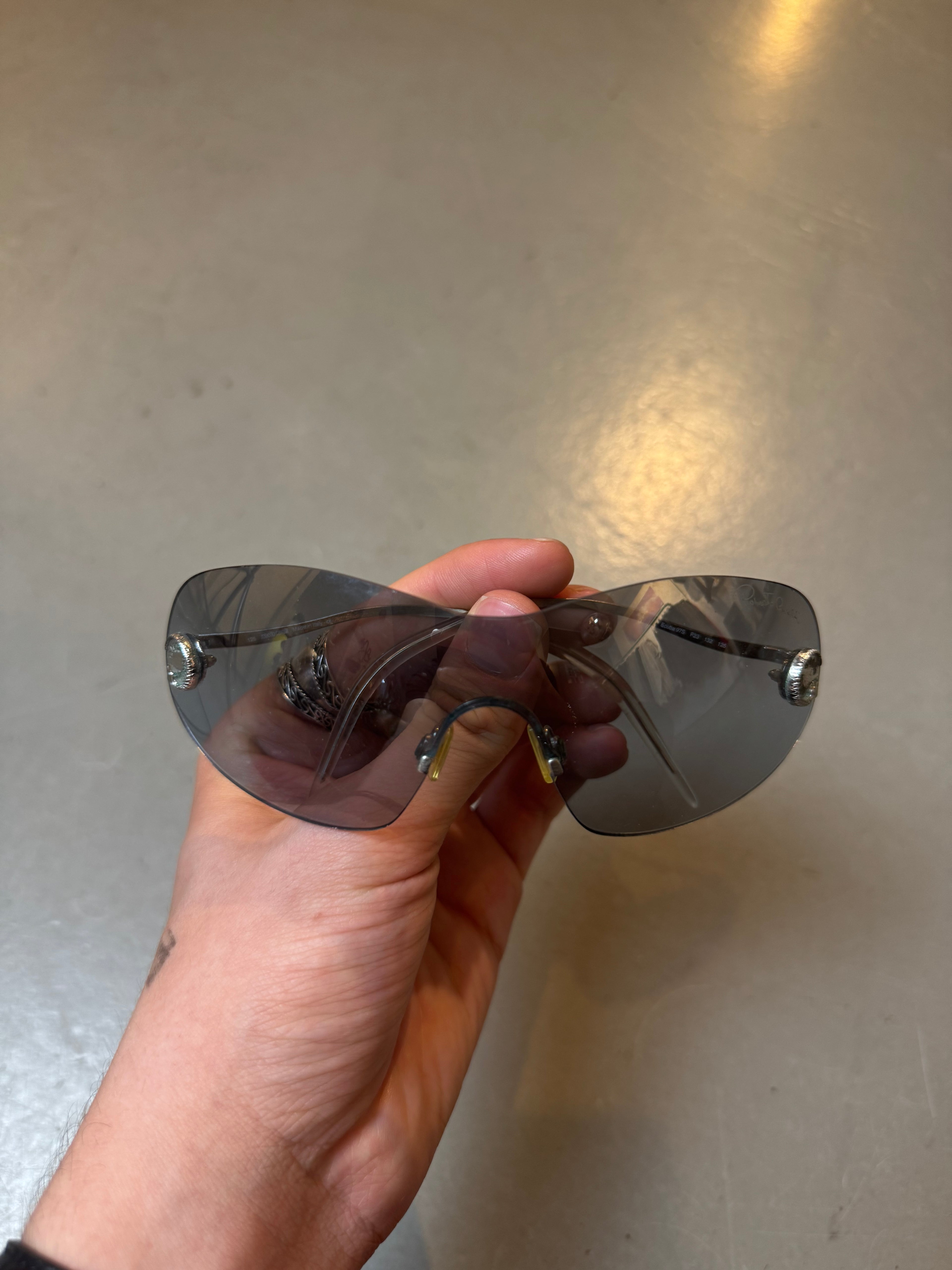 Vintage Roberto Cavalli Blue Grey Sunglasses