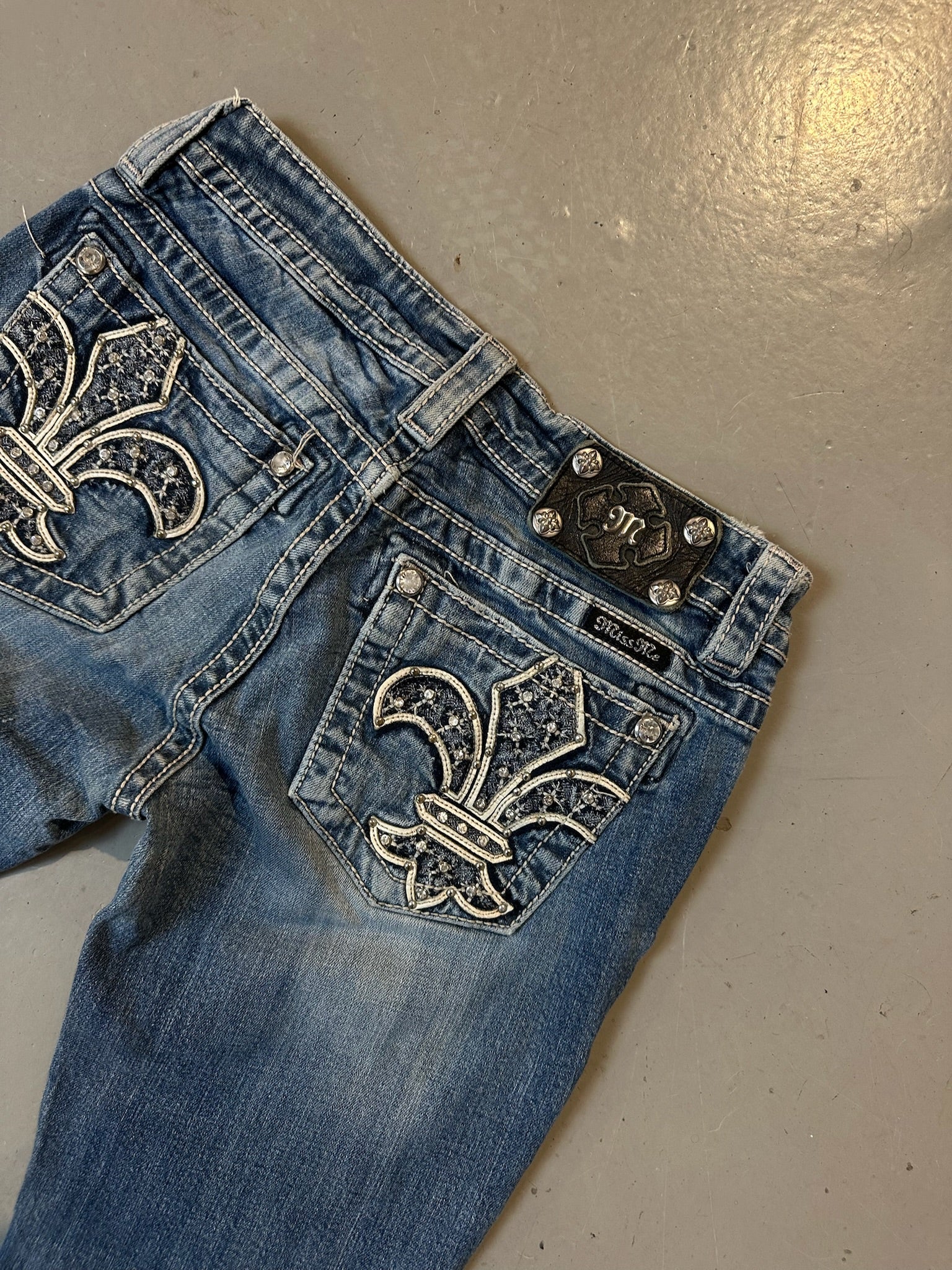 Vintage Miss Me Ripped Denim XS/S