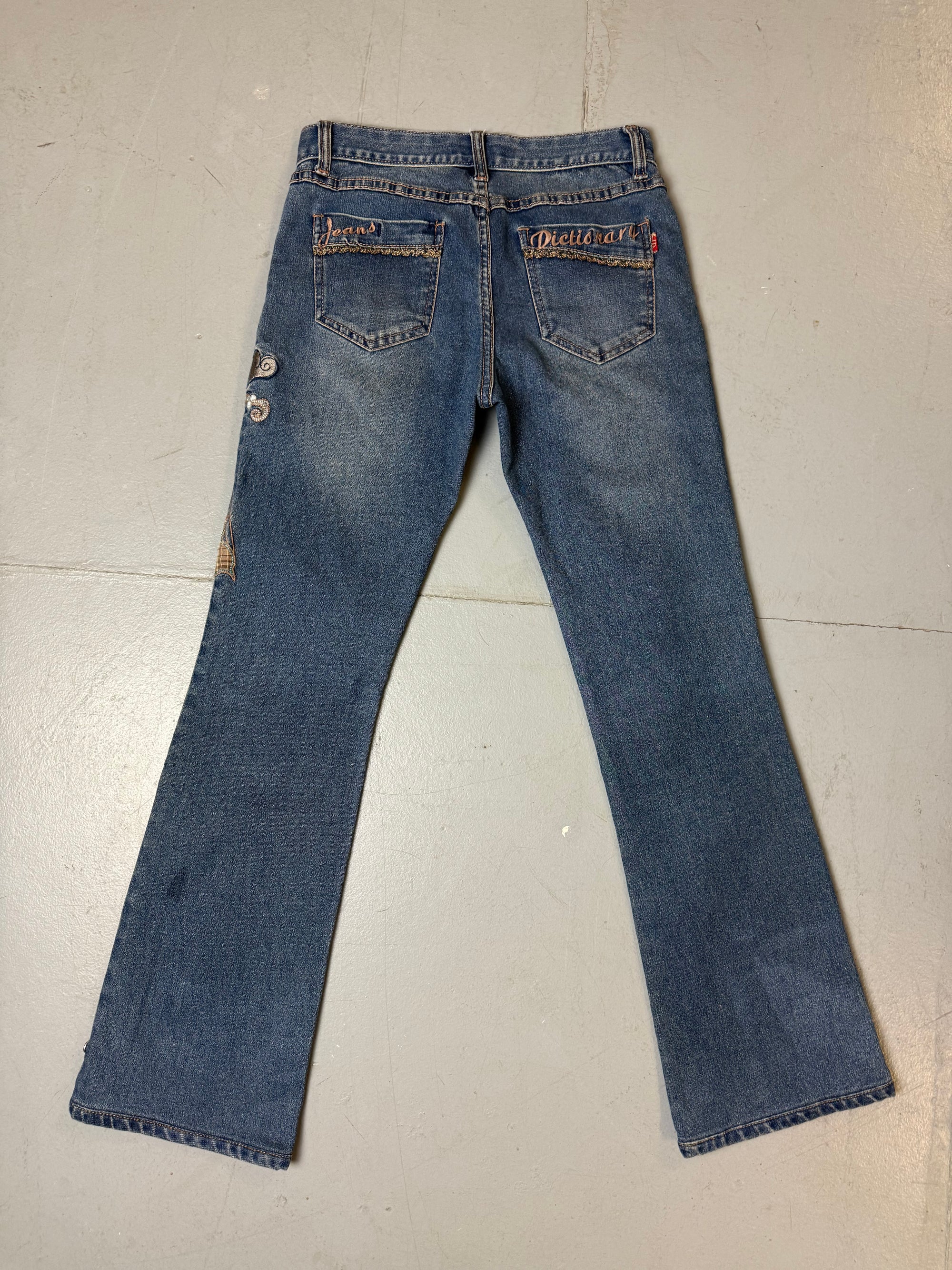 Vintage J&D Blue Bootcut Denim with Stitching XS