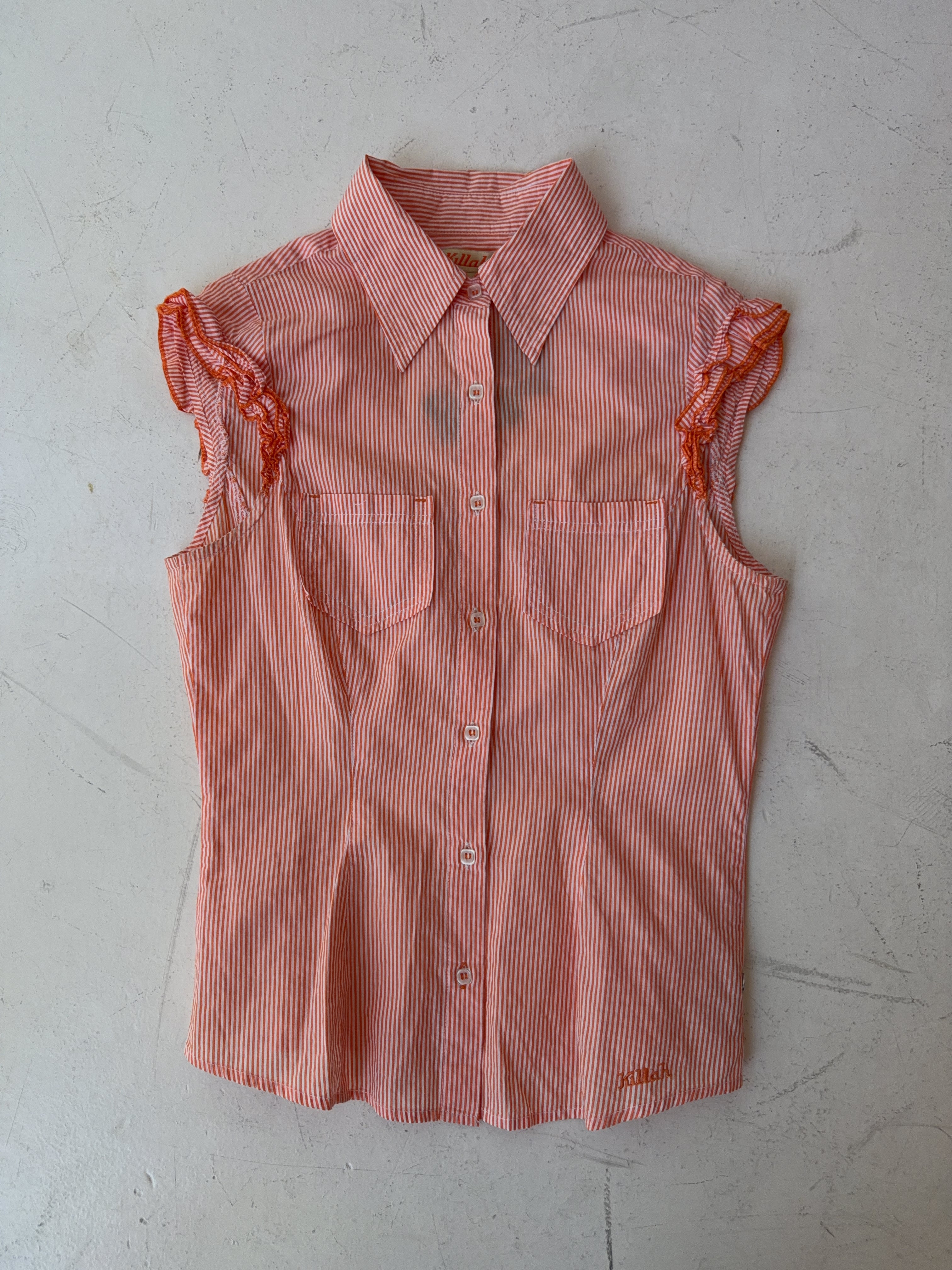 Vintage Killah Orange Sleeveless Shirt (S)