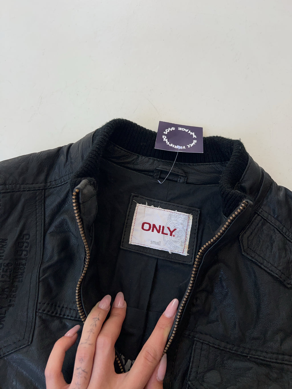 Vintage Only Leder Jacke (S)