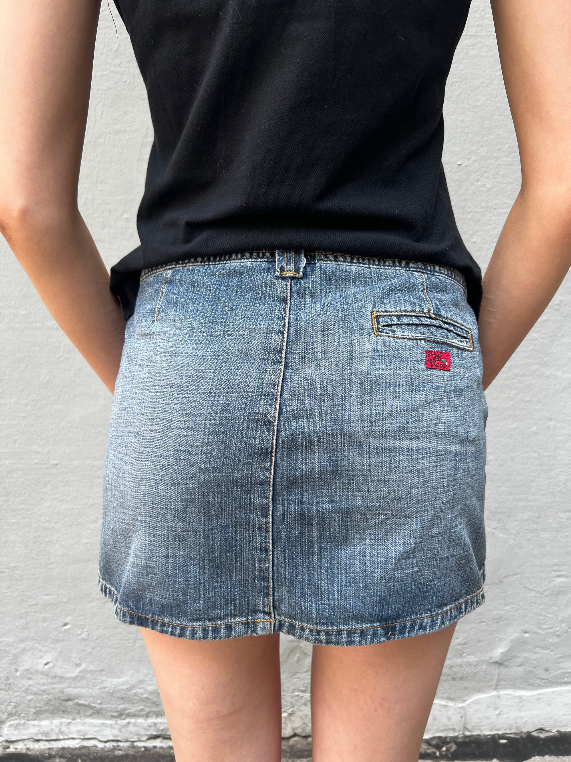 Ein Jeans Mini Rock in S