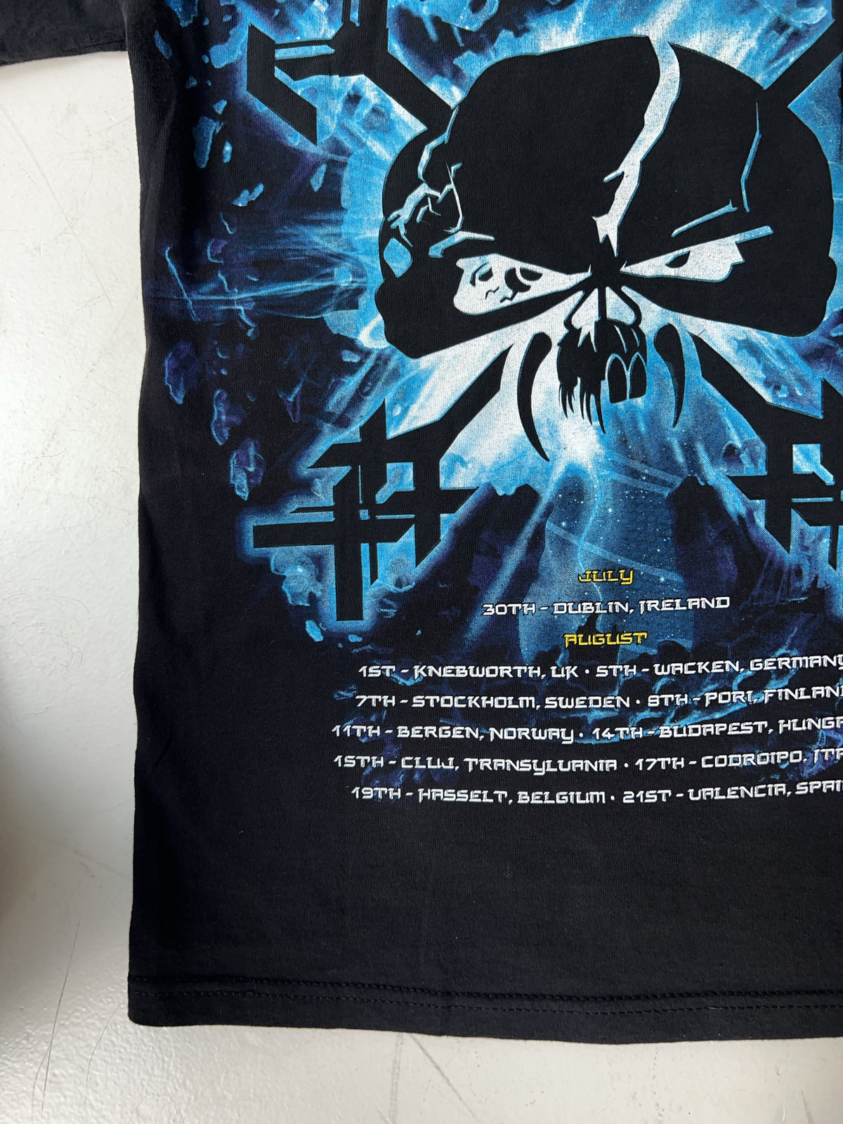 Vintage Iron Maiden Europe Tour 2010 T-Shirt (S)