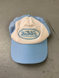 Vintage Von Dutch Babyblaue Cap Y2K Fashion 