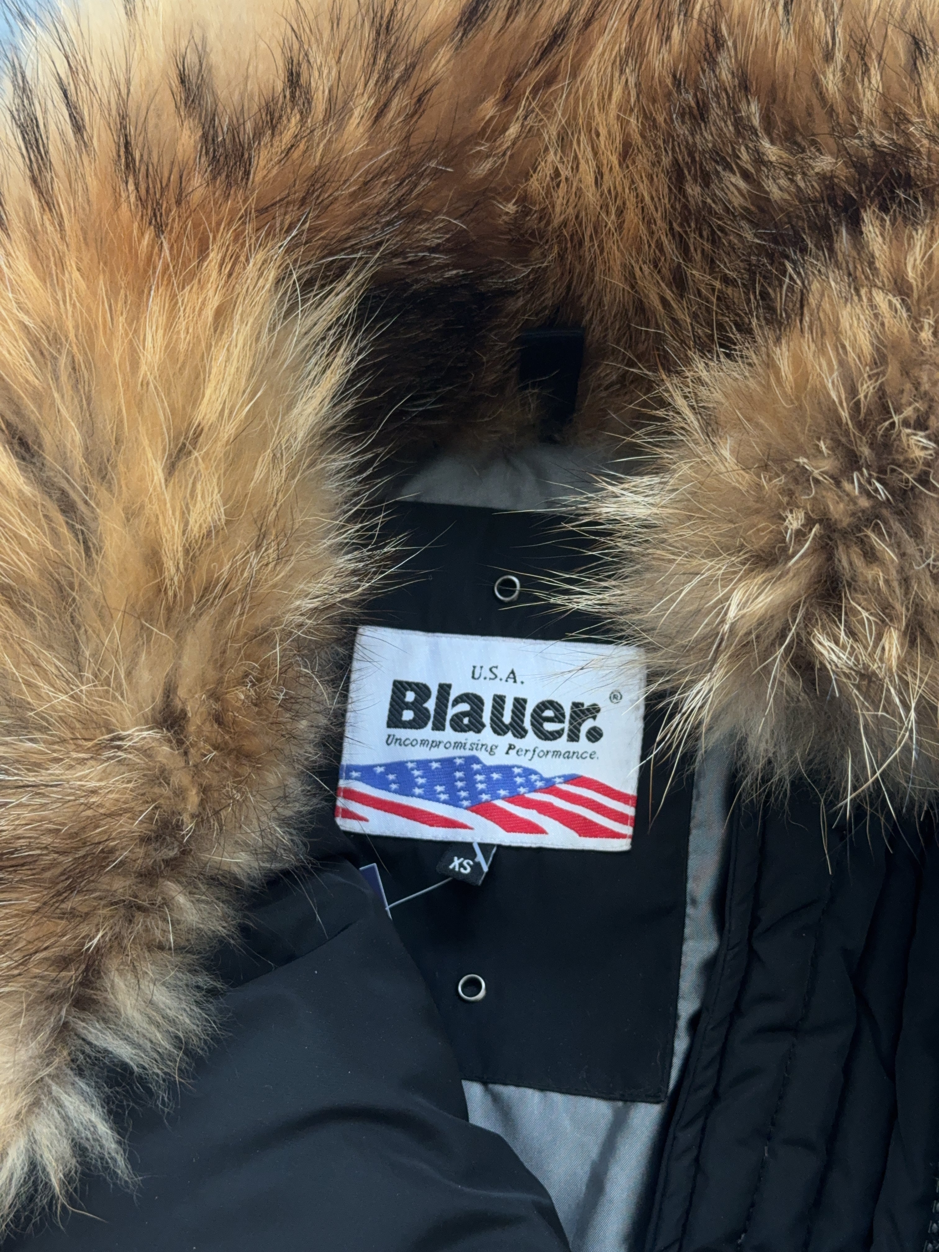 Vintage Blauer Jacke (XS)