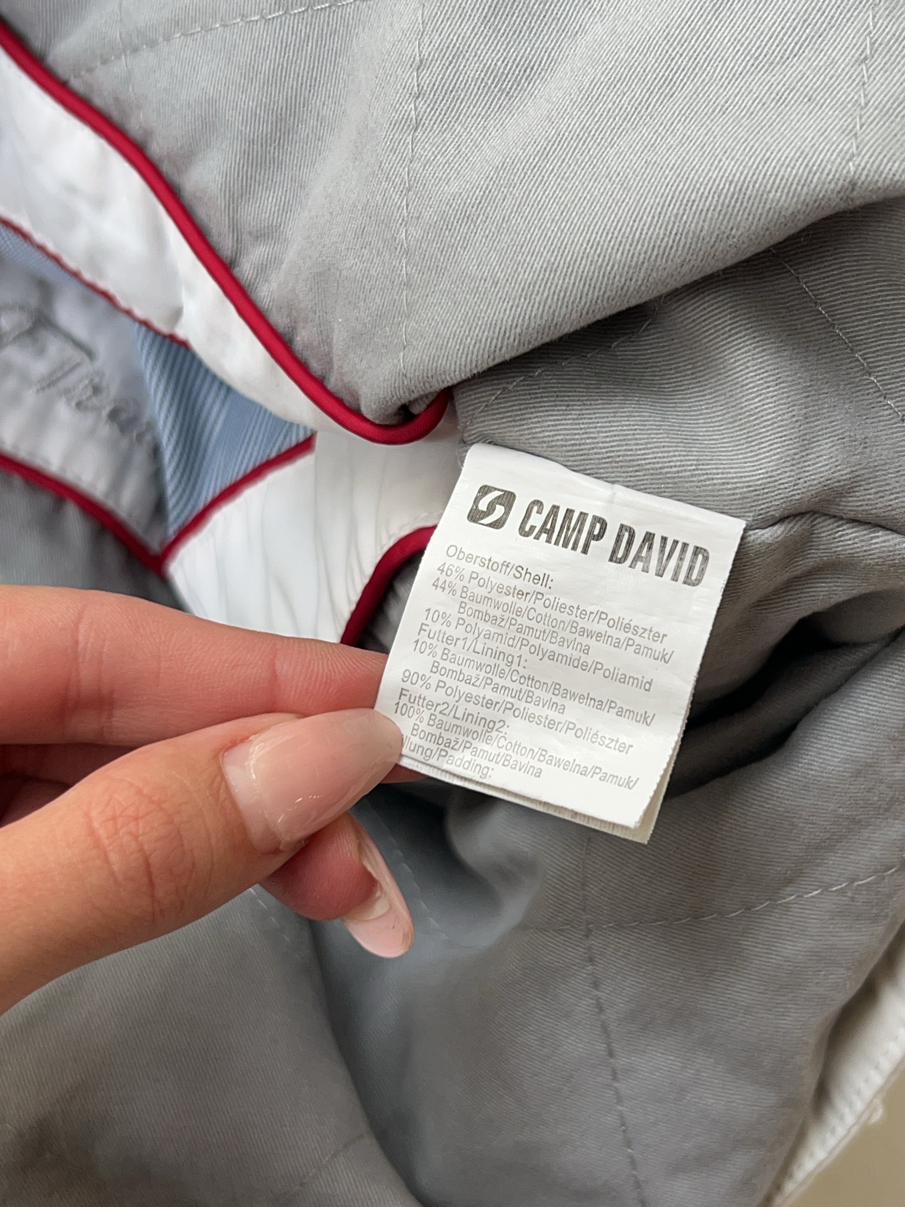 Vintage Camp David Puffer Vest (M)