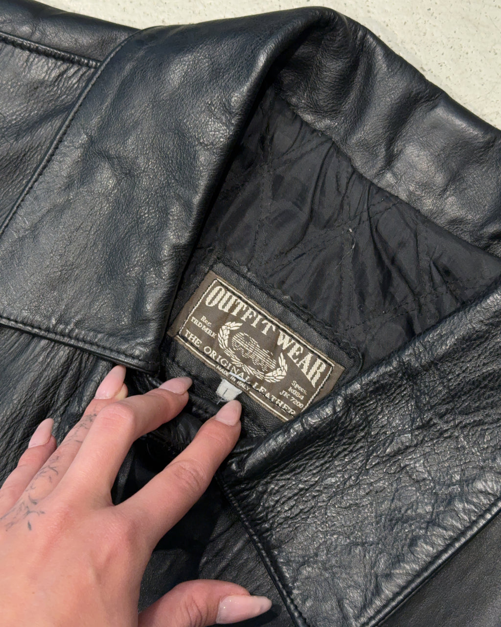 Vintage Outfit Wear Lederjacke (L)