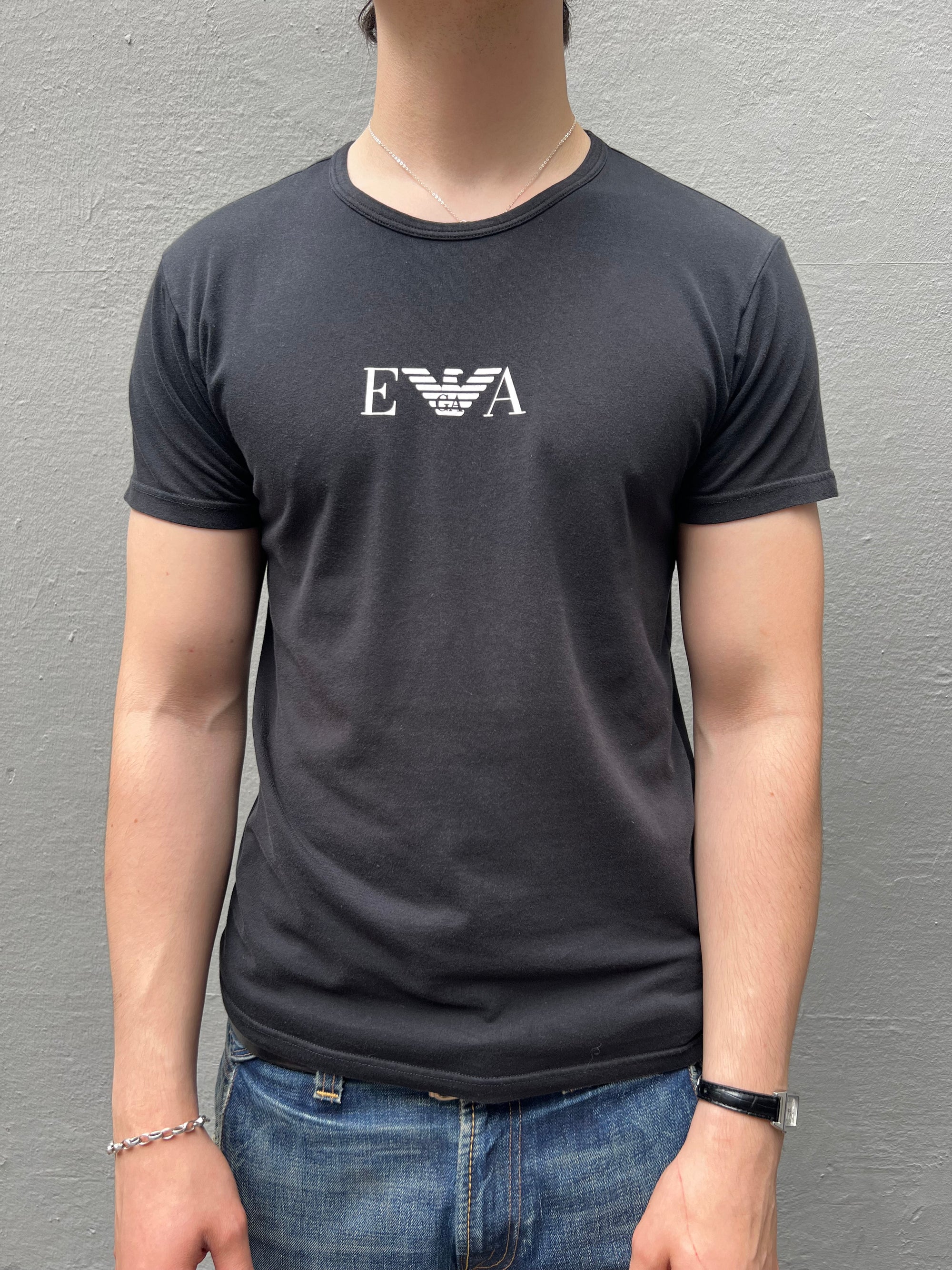 Vintage Black Emporio Armani Tee L
