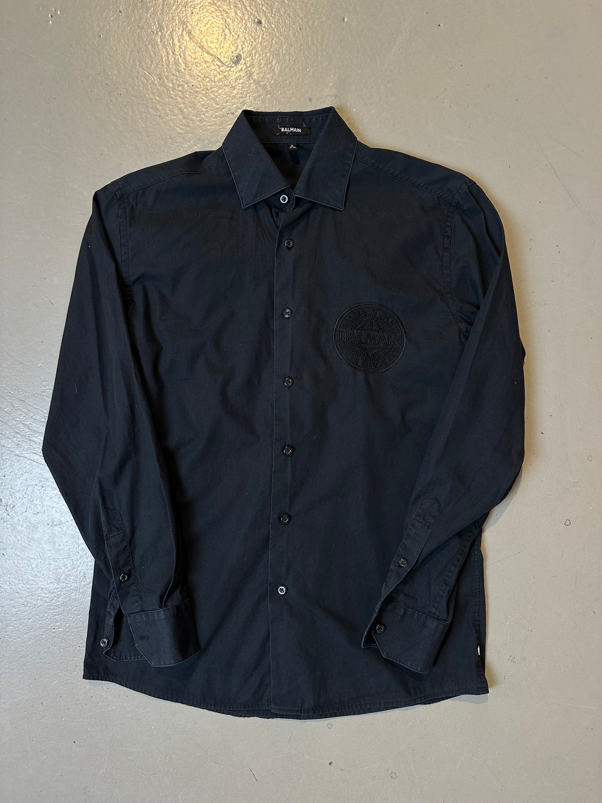 Vintage Black Balmain Shirt S