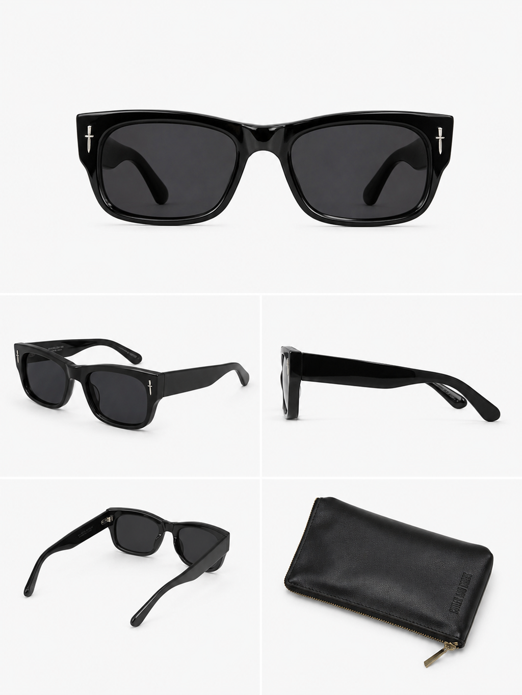 Cutler and Gross Black Sword Sunglasses