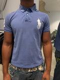 Vintage Polo Ralph Lauren Blue Poloshirt (M)