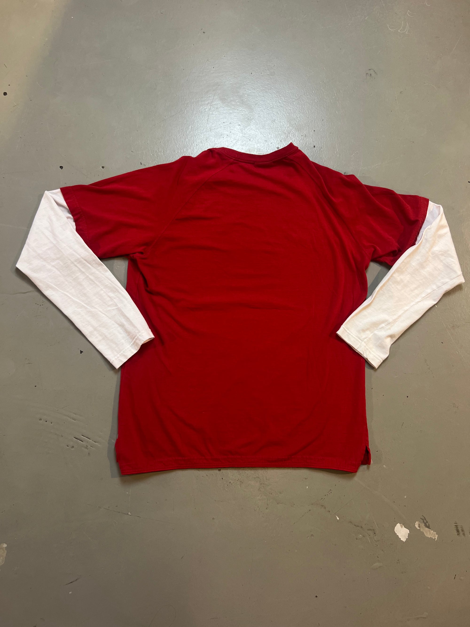 Vintage Red/White Nike Longsleeve L/XL