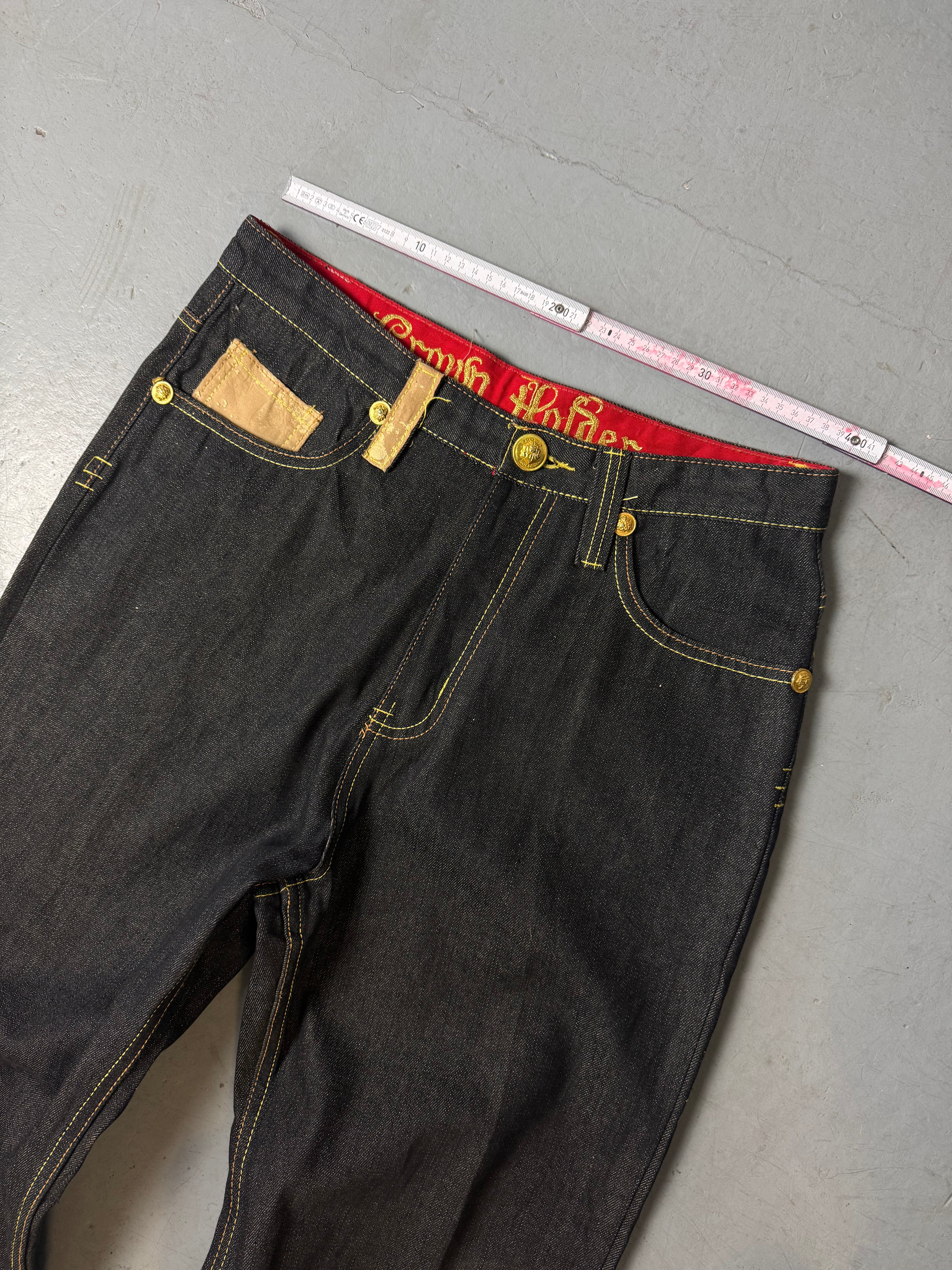 Vintage Crownholder Y2K Baggy Denim für Herren Vintage Designer Second Hand Fashion 