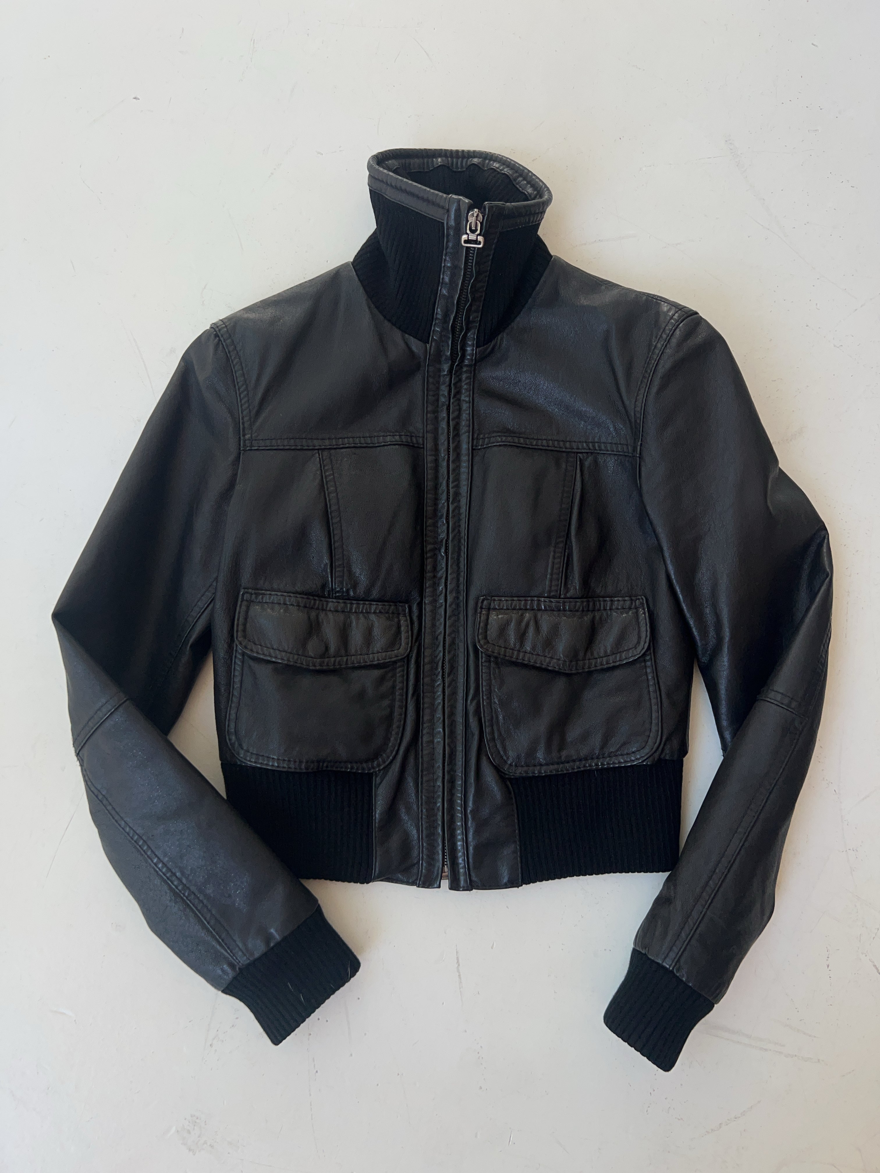 Vintage Italian Leder Jacke (S)