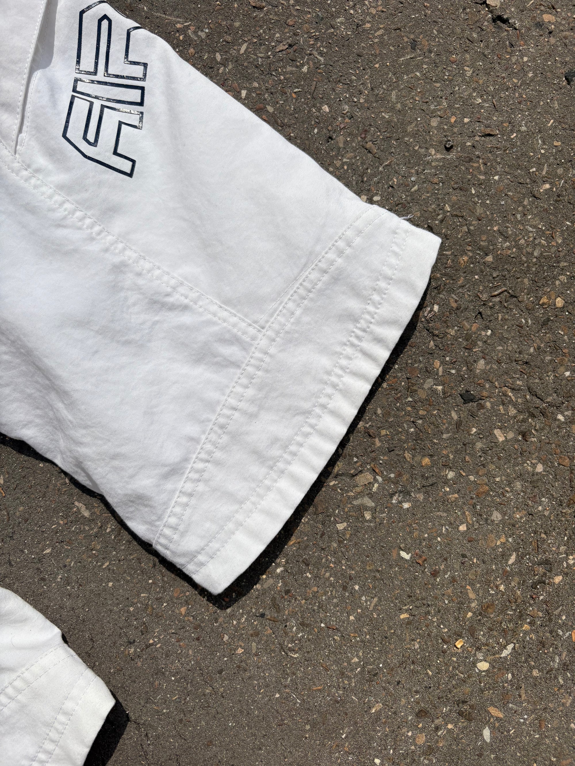 Vintage 3/4 White Nike Track Pants M/L