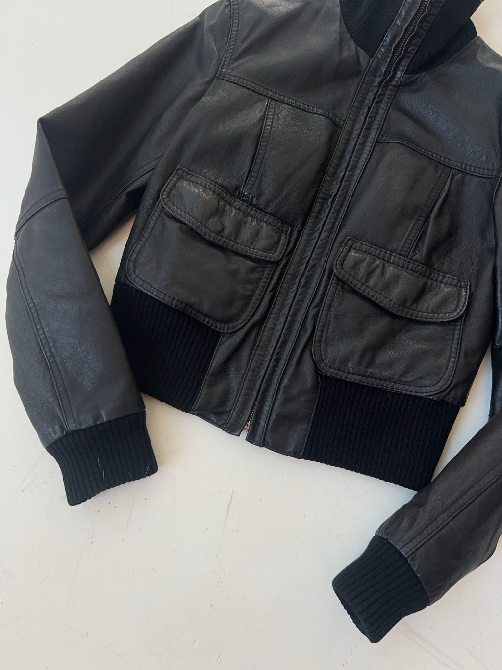Vintage Italian Leder Jacke (S)
