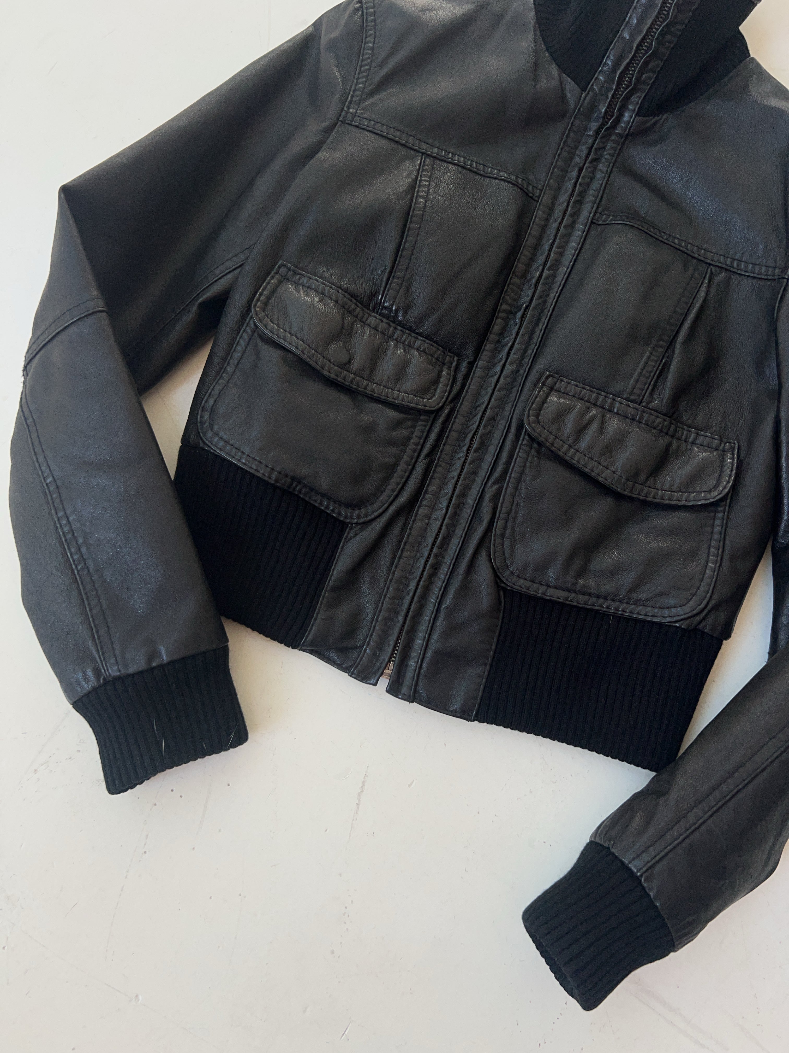 Vintage Italian Leder Jacke (S)