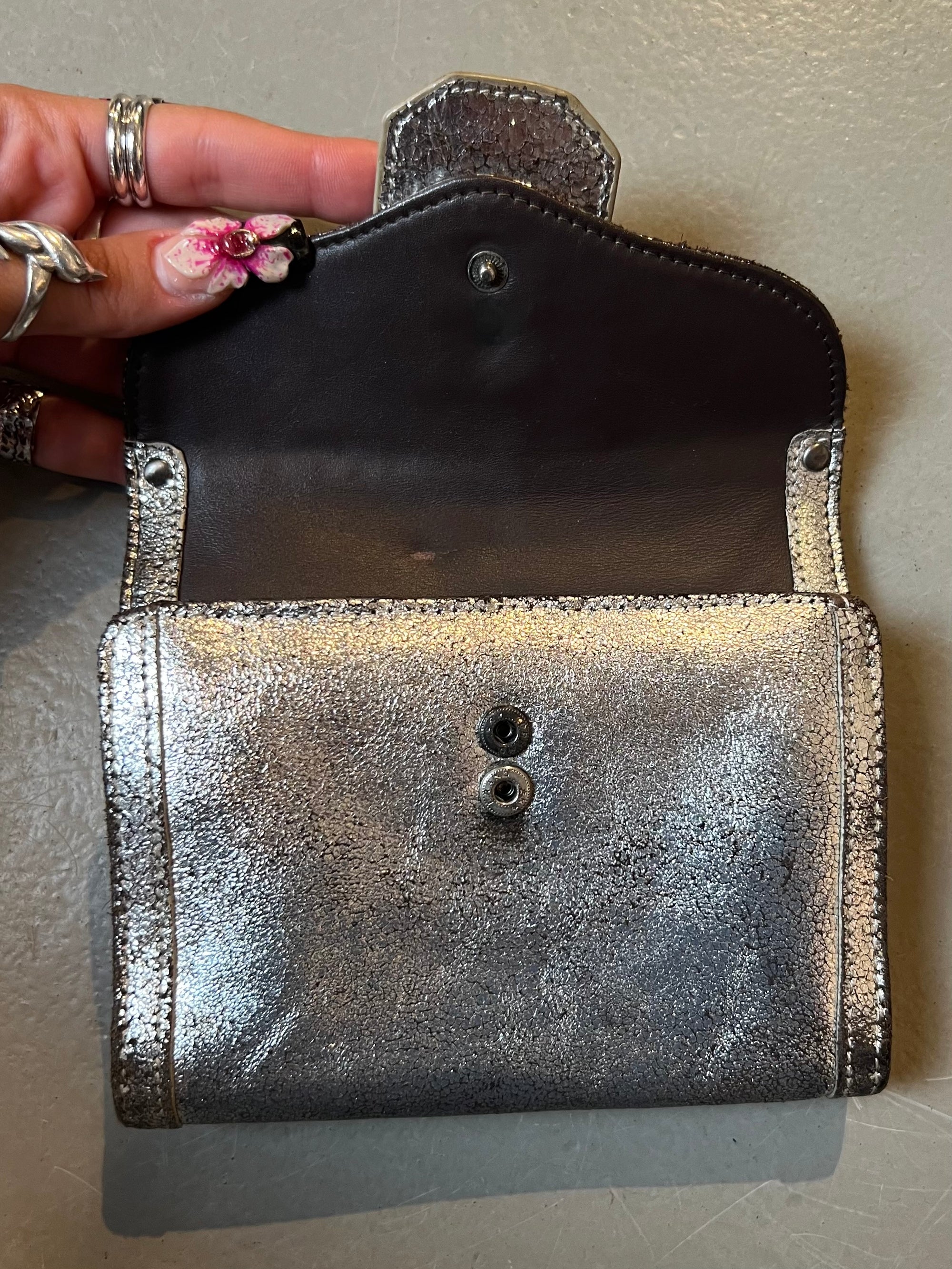 Vintage Silver Just Cavalli Wallet