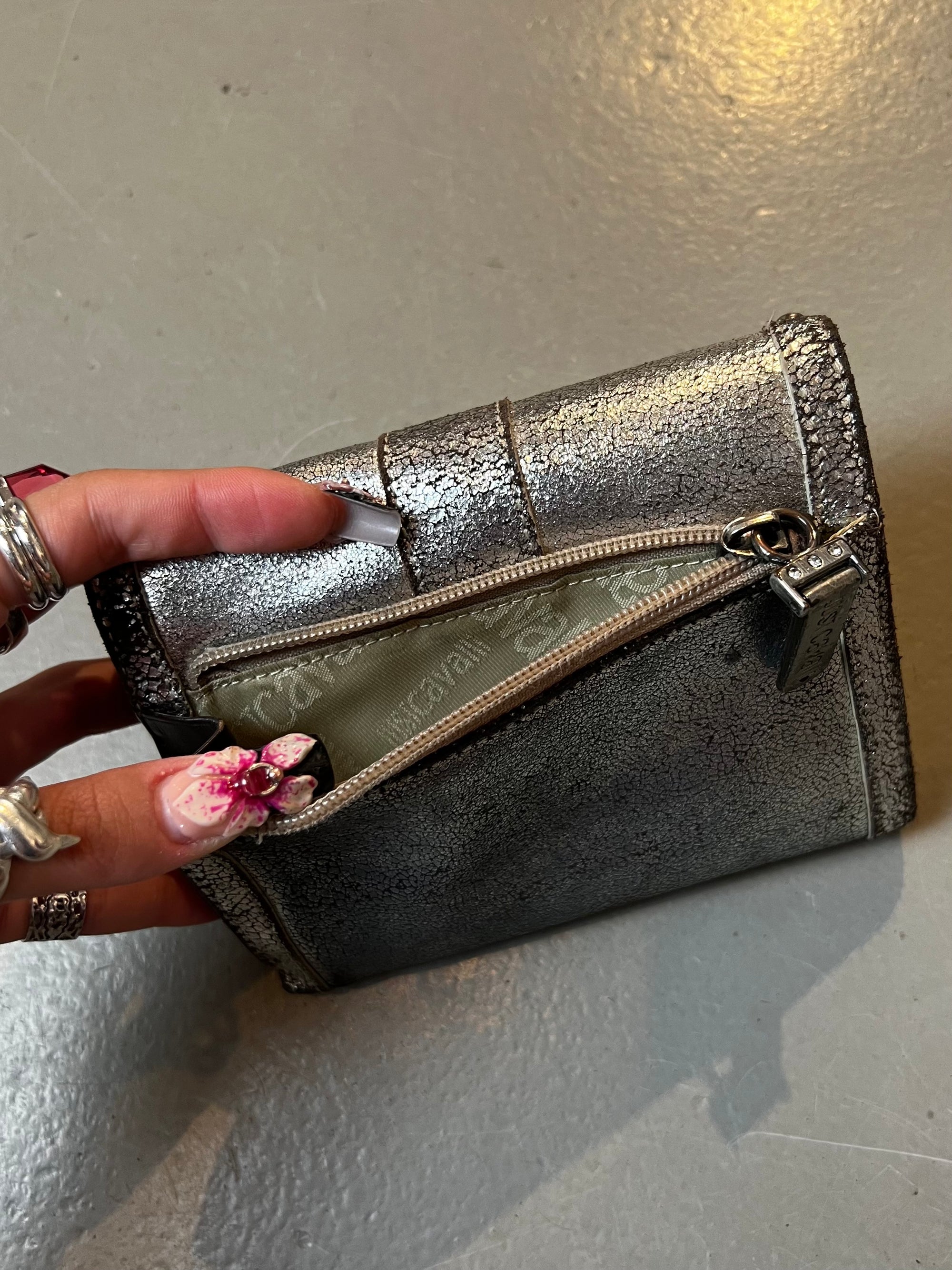 Vintage Silver Just Cavalli Wallet