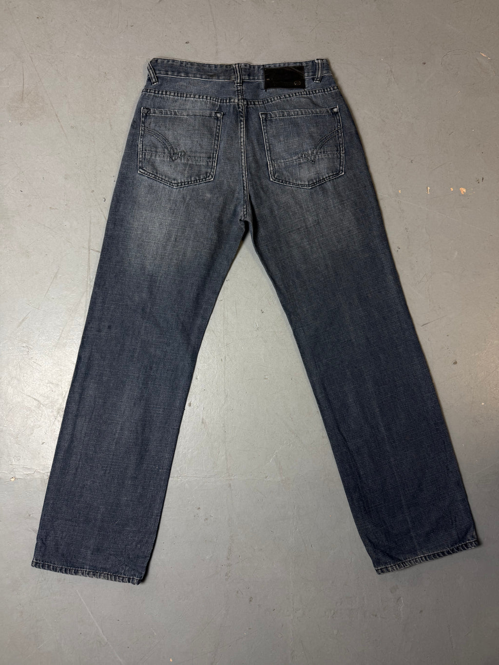 Vintage Ecko Unltd. Grey Blue Baggy Denim Jeans M