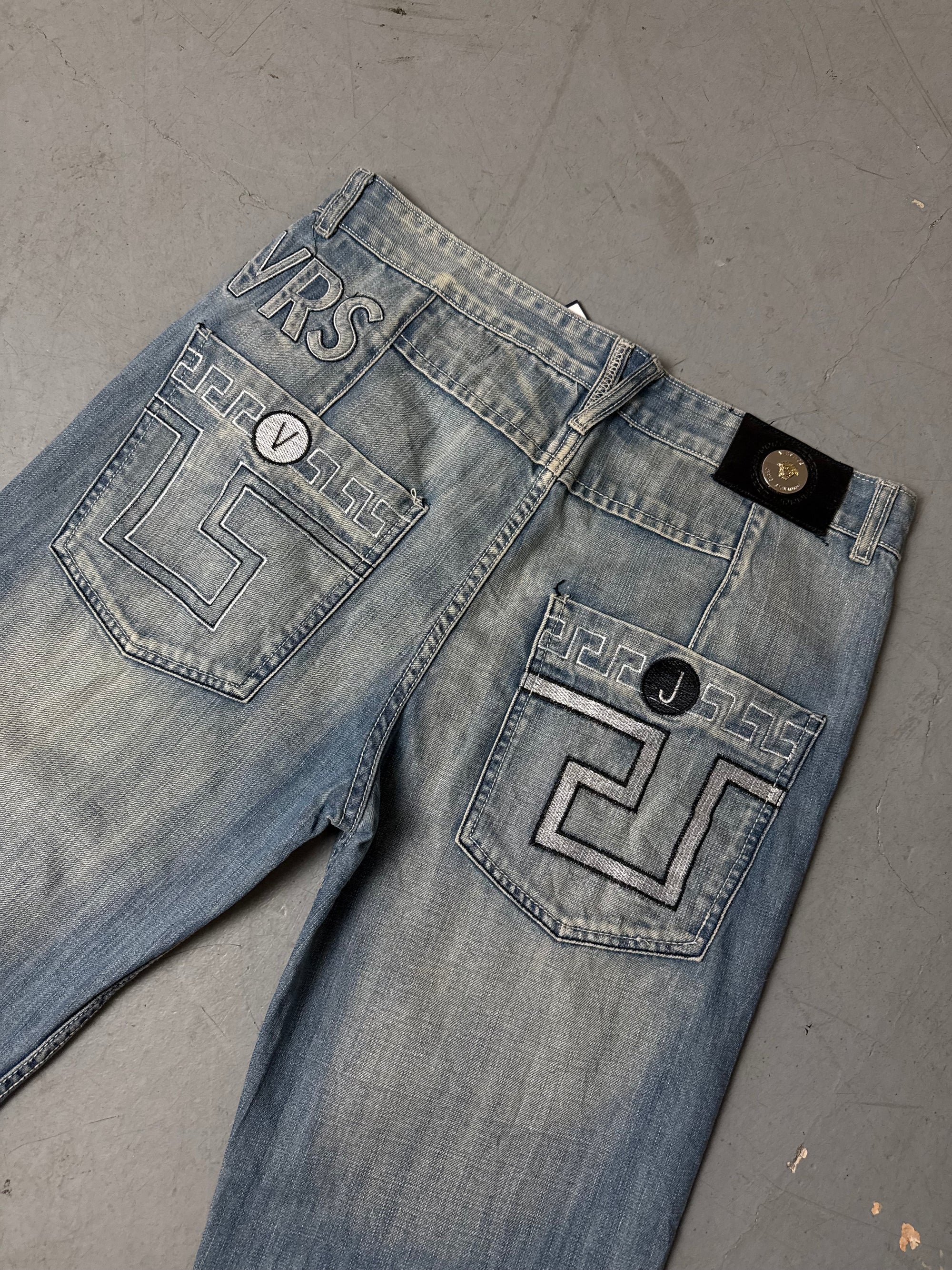 Vintage Versace Sport Baggy Denim M