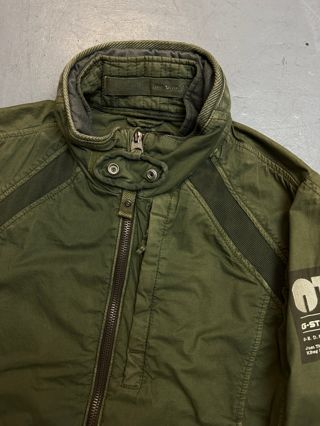 Vintage G-Star Raw Green Jacket unisex. Y2K Second Hand 2000s Fashion