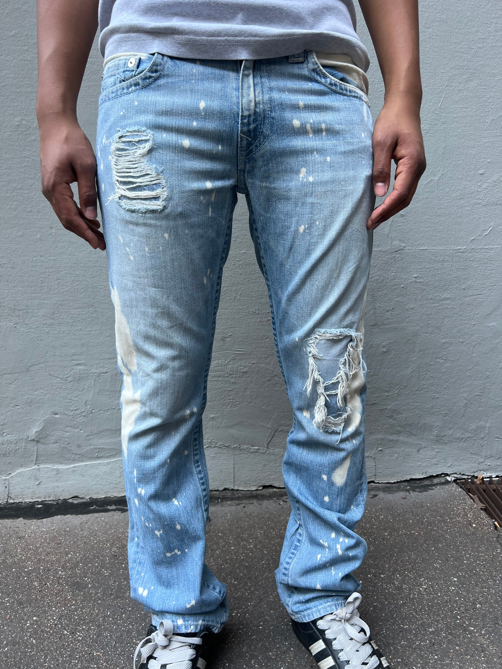 Vintage True Religion Bleached Denim M/L