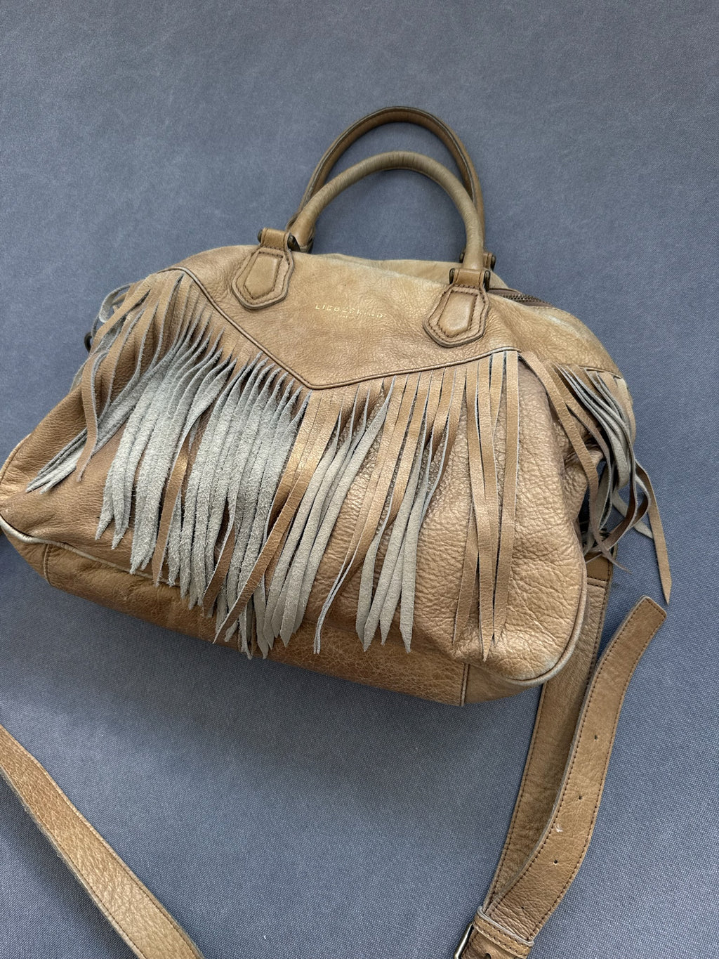 Vintage Liebeskind Berlin Boho Style Golden Bag