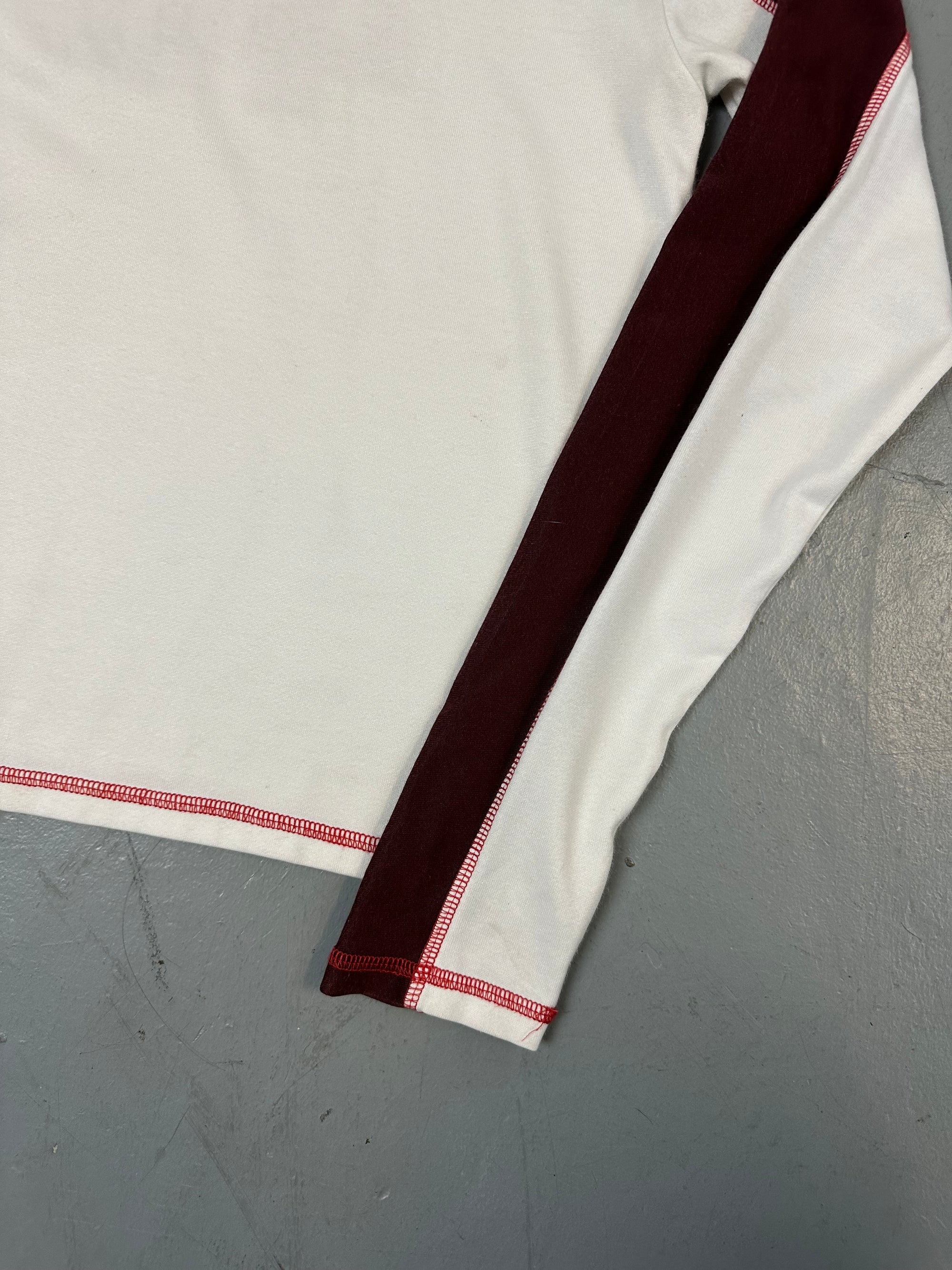 Vintage Red/White Puma Longsleeve XS/S