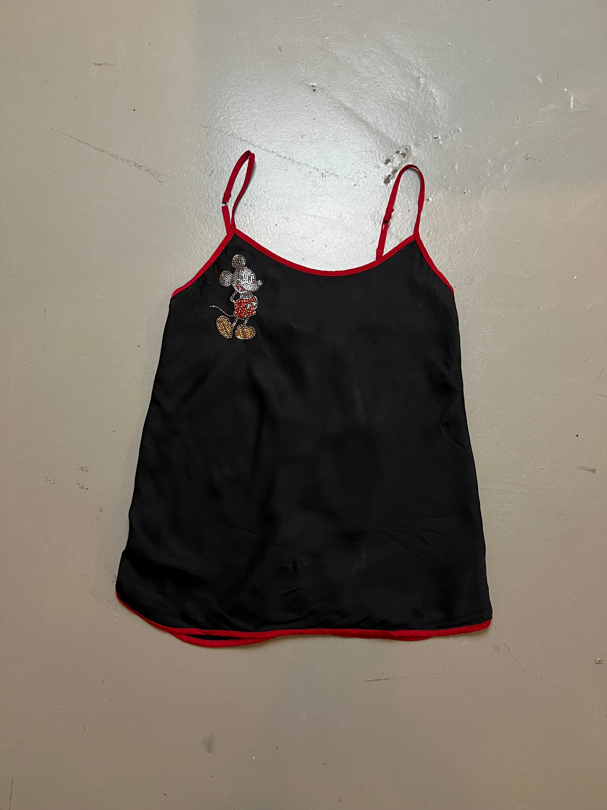 Produkt Bild Vintage Slip in Top/Dress Black S/M Disney von vorne.