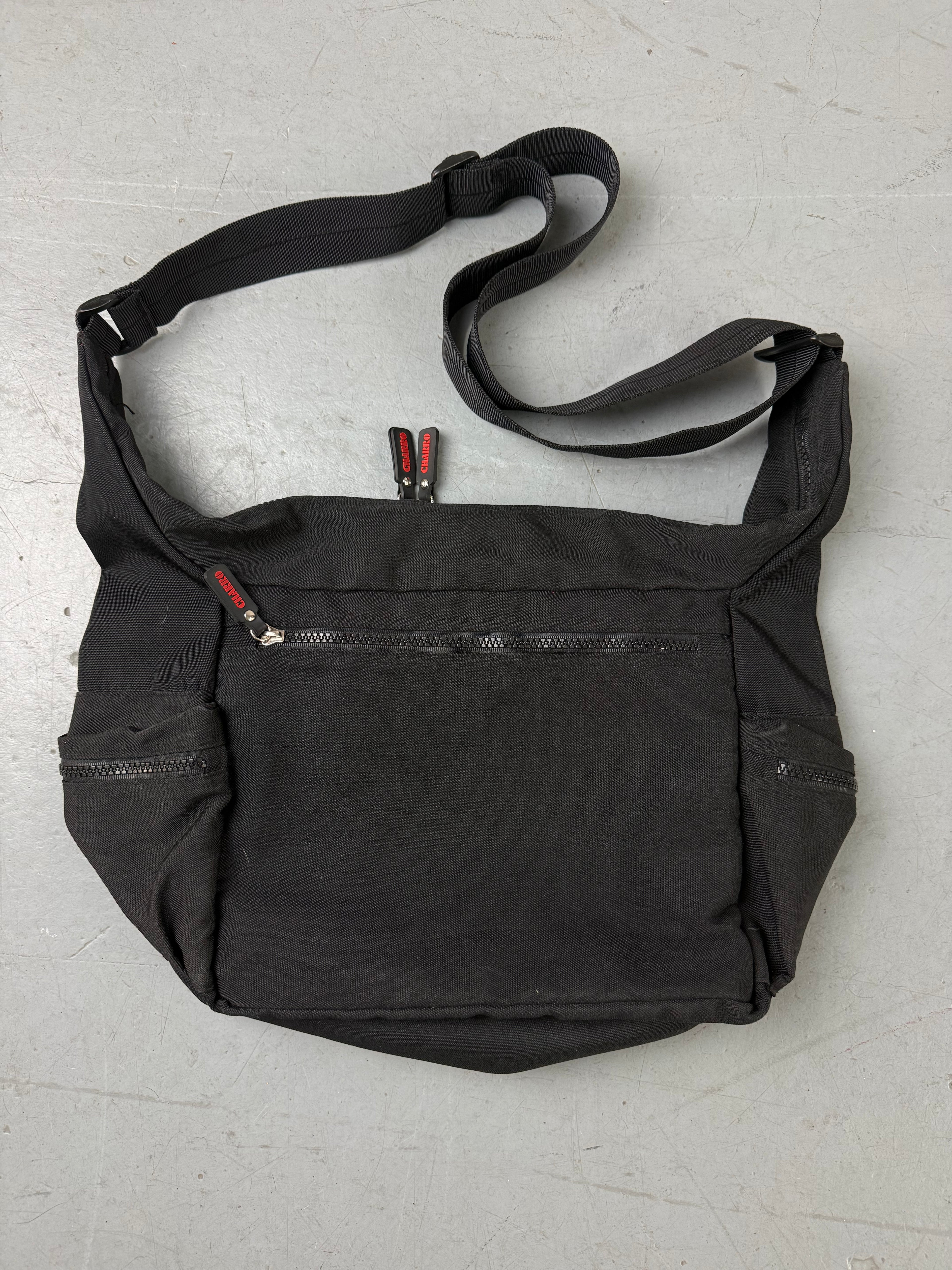 Vintage Charro Black Crossbody Bag. Y2K Second Hand 2000s Fashion