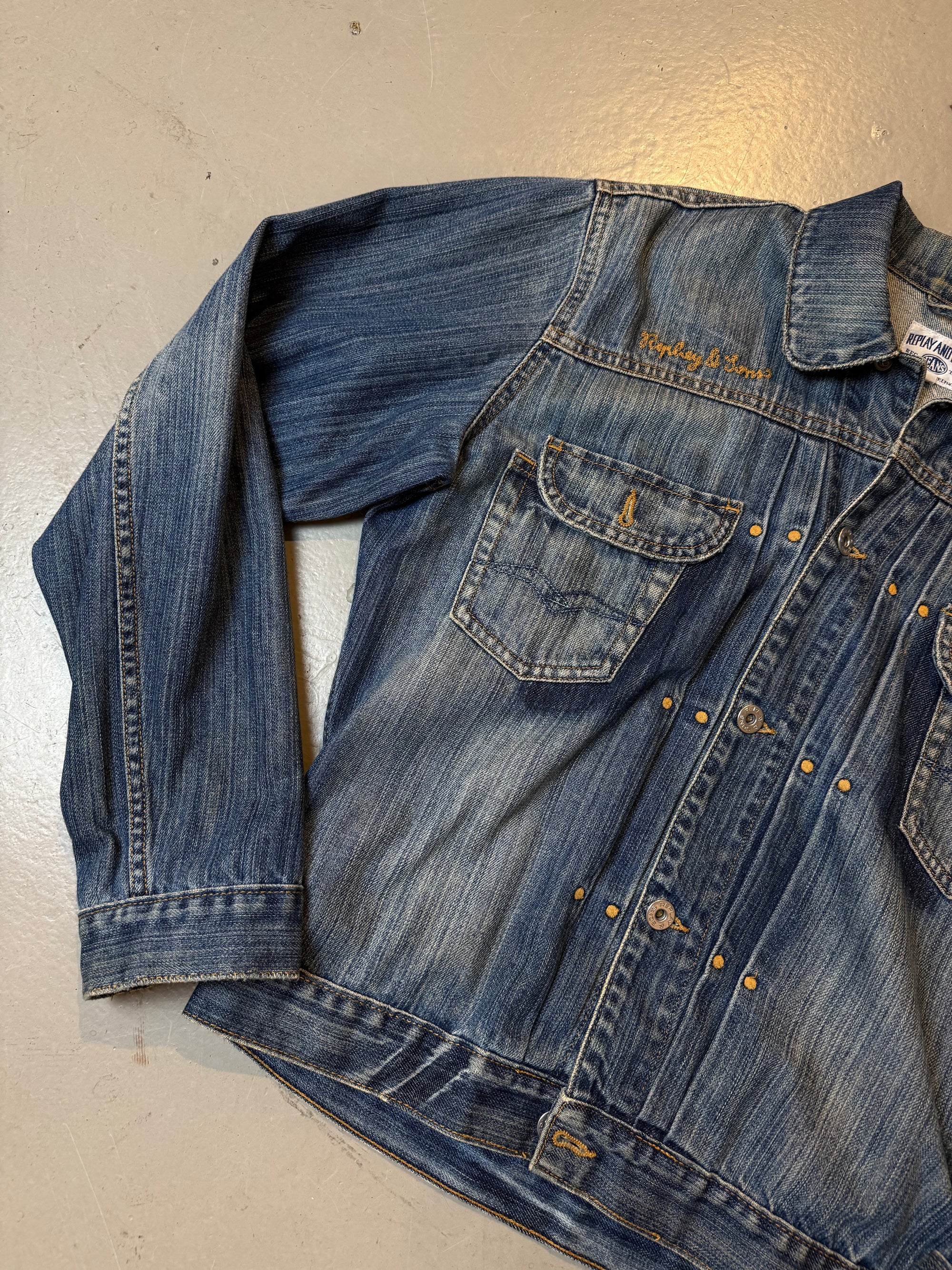 Vintage Replay and Sons Denim Jacket M/L