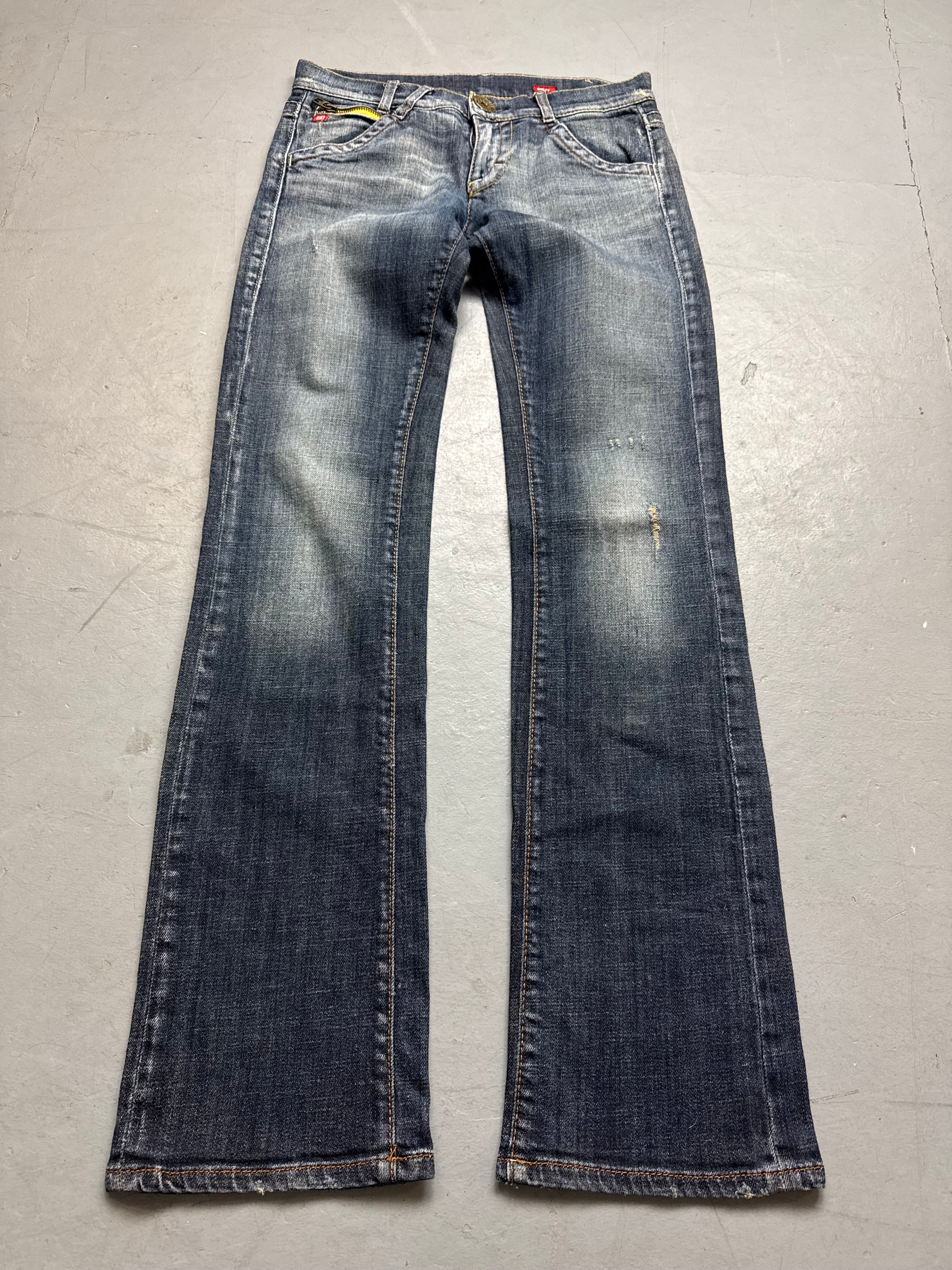 Vintage Miss Sixty Low Waist Washed Denim S/M