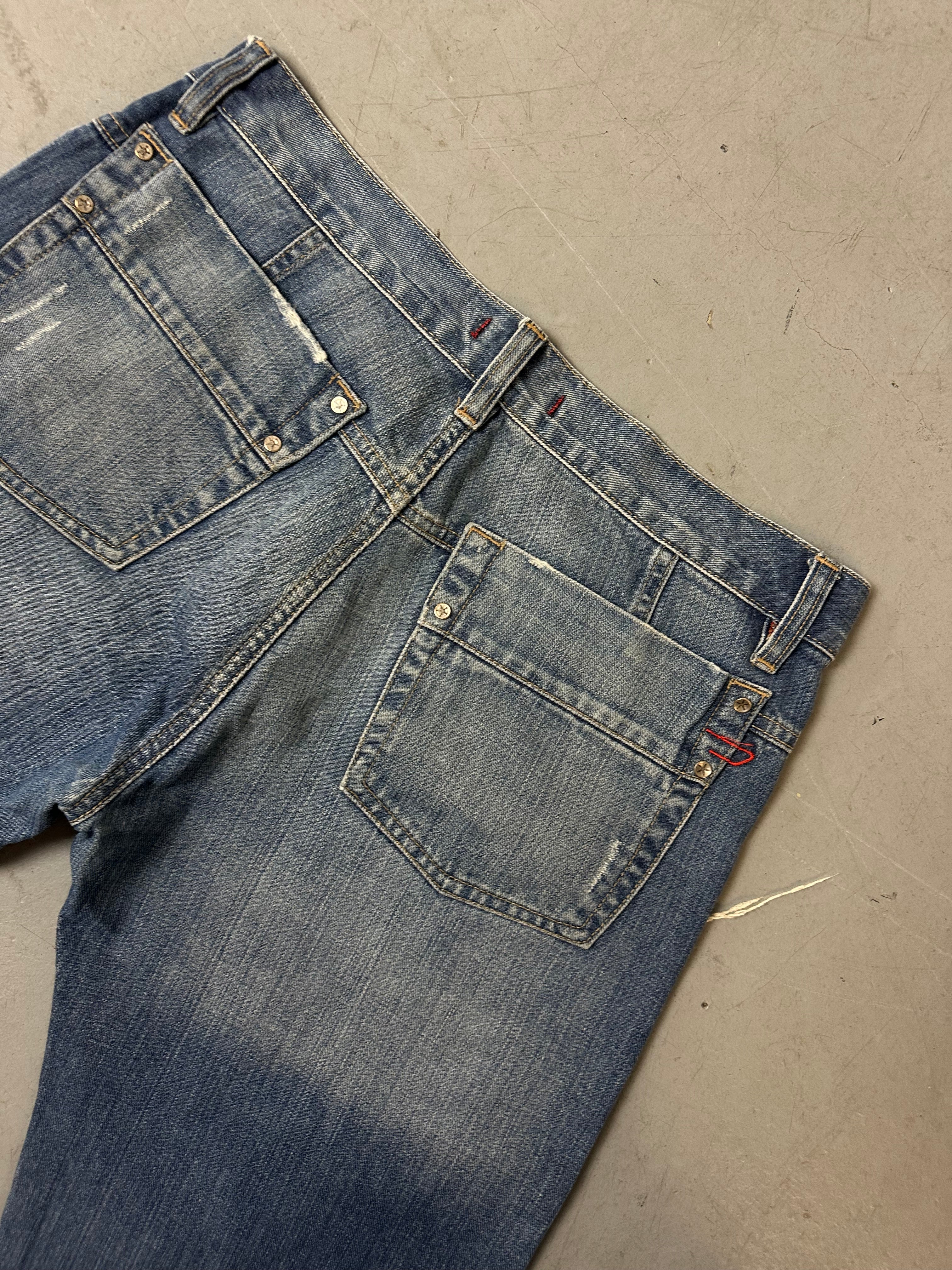 Vintage diesel denim mit baggy fit und ripped Optik 