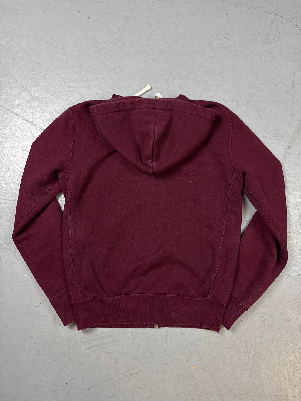 Ein Bordeaux roter zipper von Ralph Lauren vintage y2k