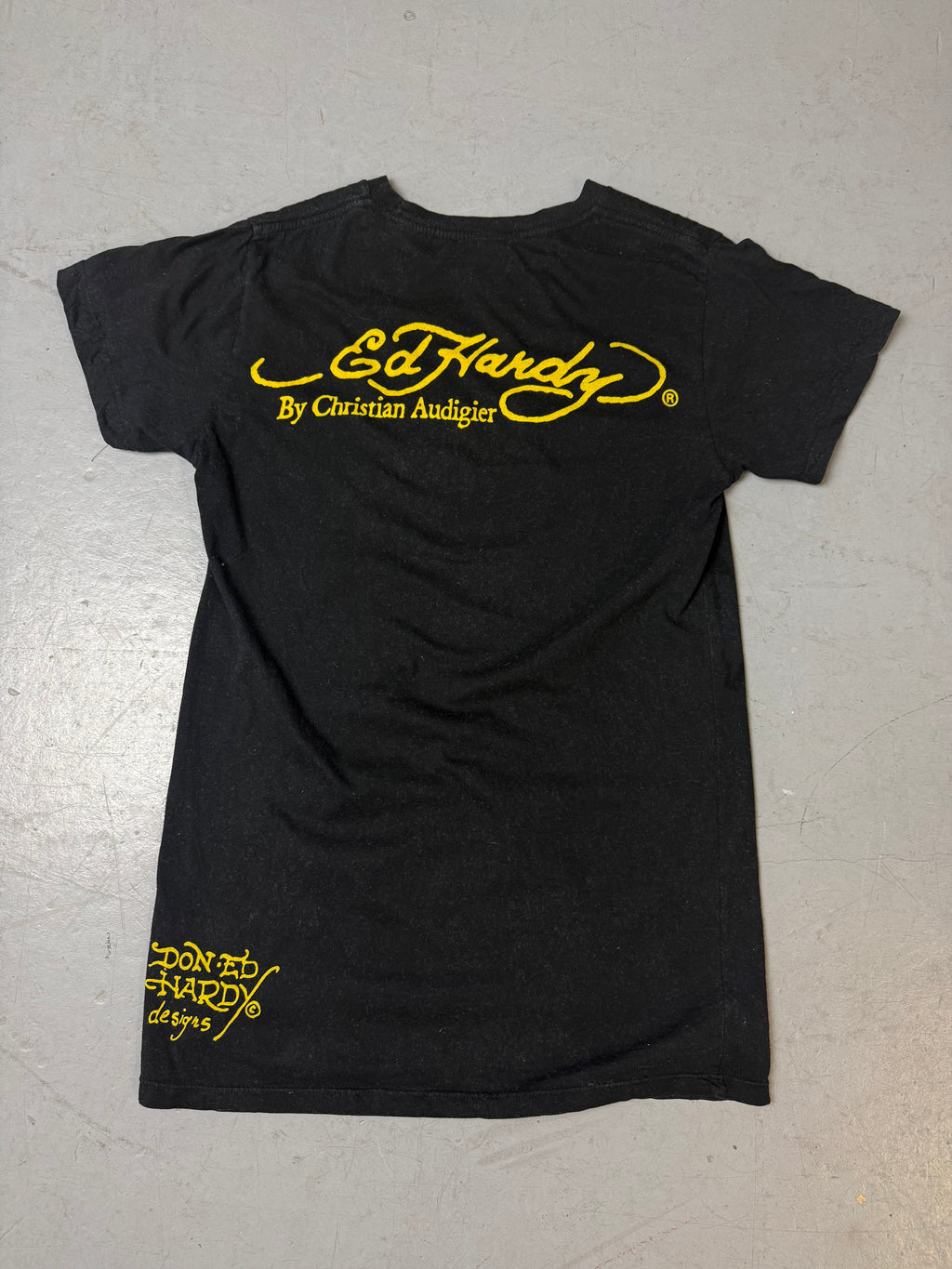 Produktbild von Vintage Ed Hardy Love Kills Slowly Printed T-Shirt S/M von hinten