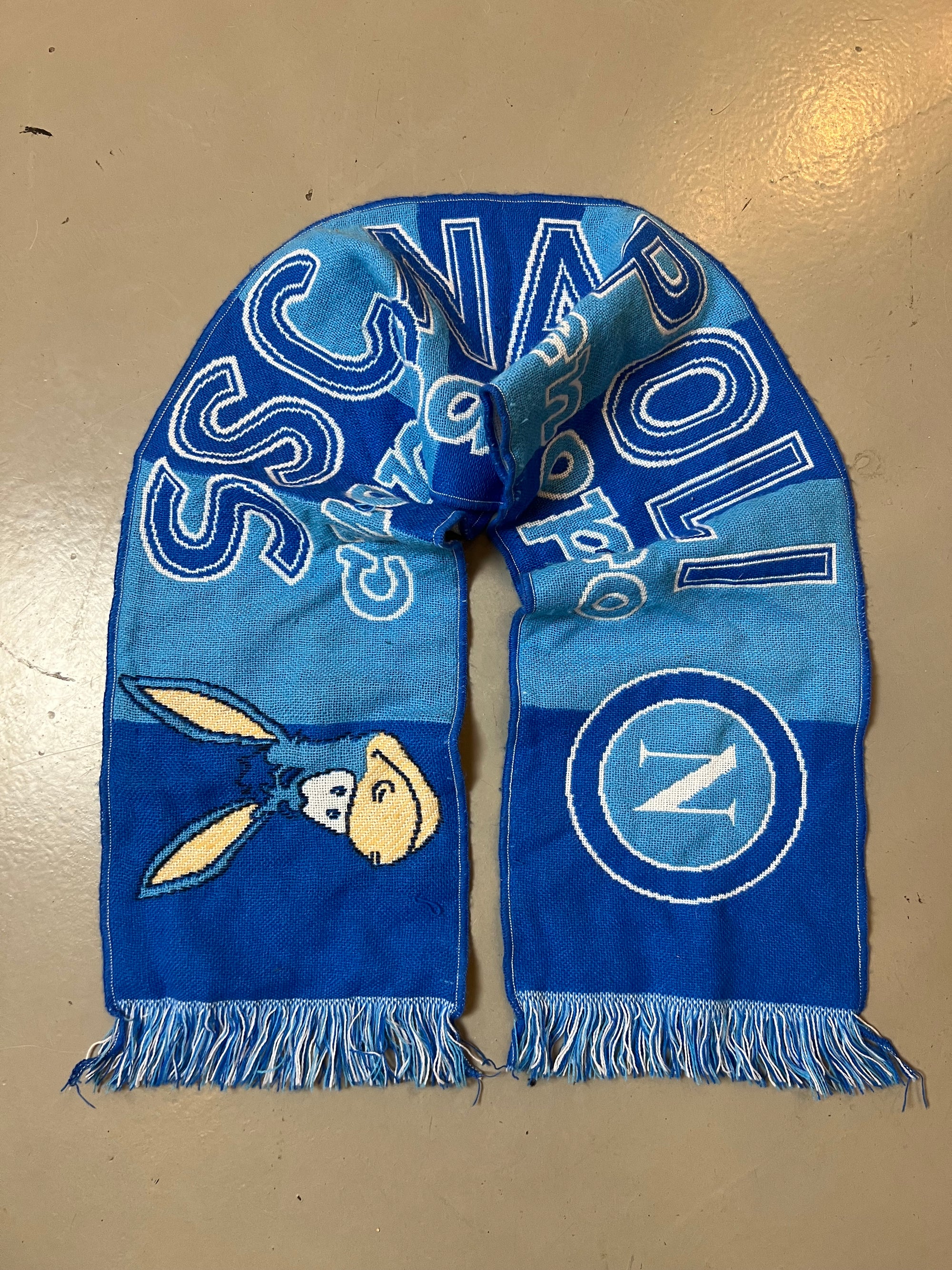 Vintage SSC Napoli Soccer Scarf