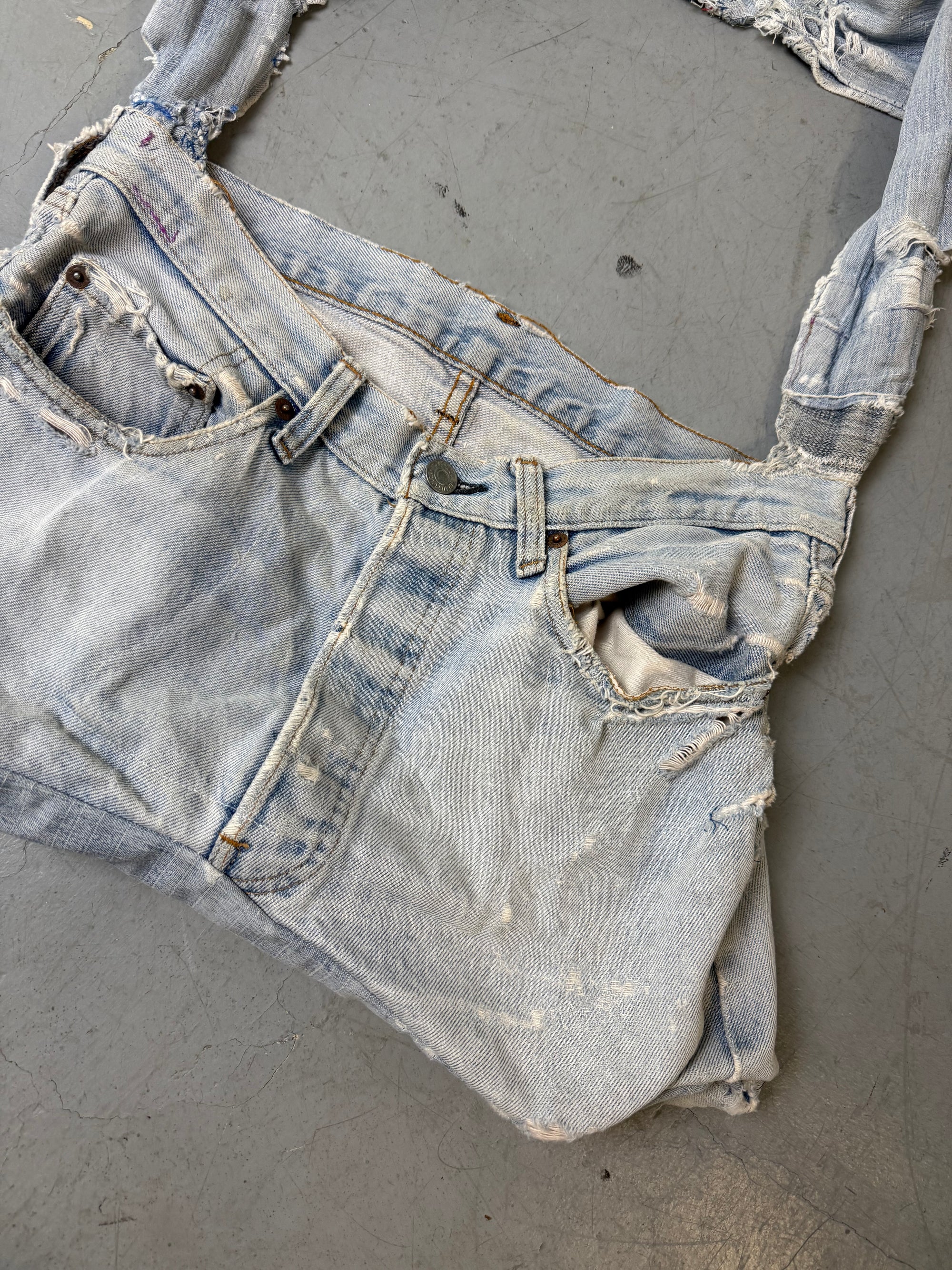 Vintage Denim Reworked Bag