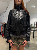 Vintage Bsk Leder Jacke (L)