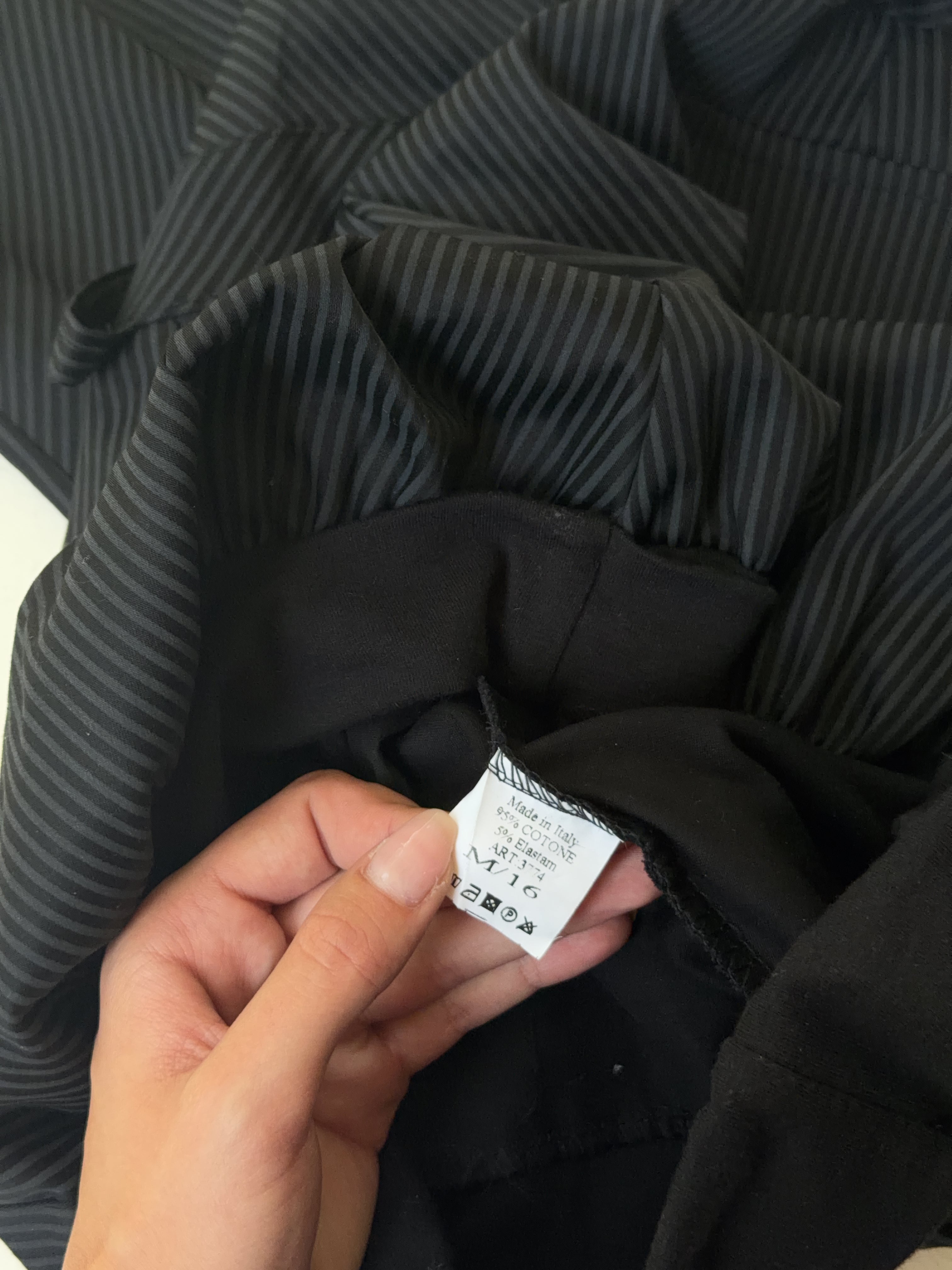 Vintage Pinstripe Dress (M)