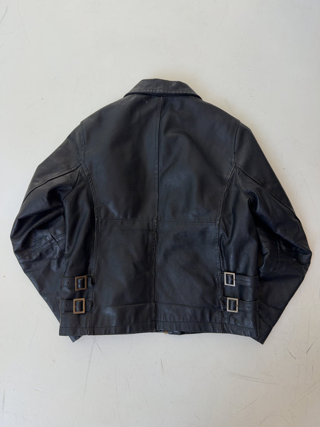 Vintage Engine Leder Jacke (L)