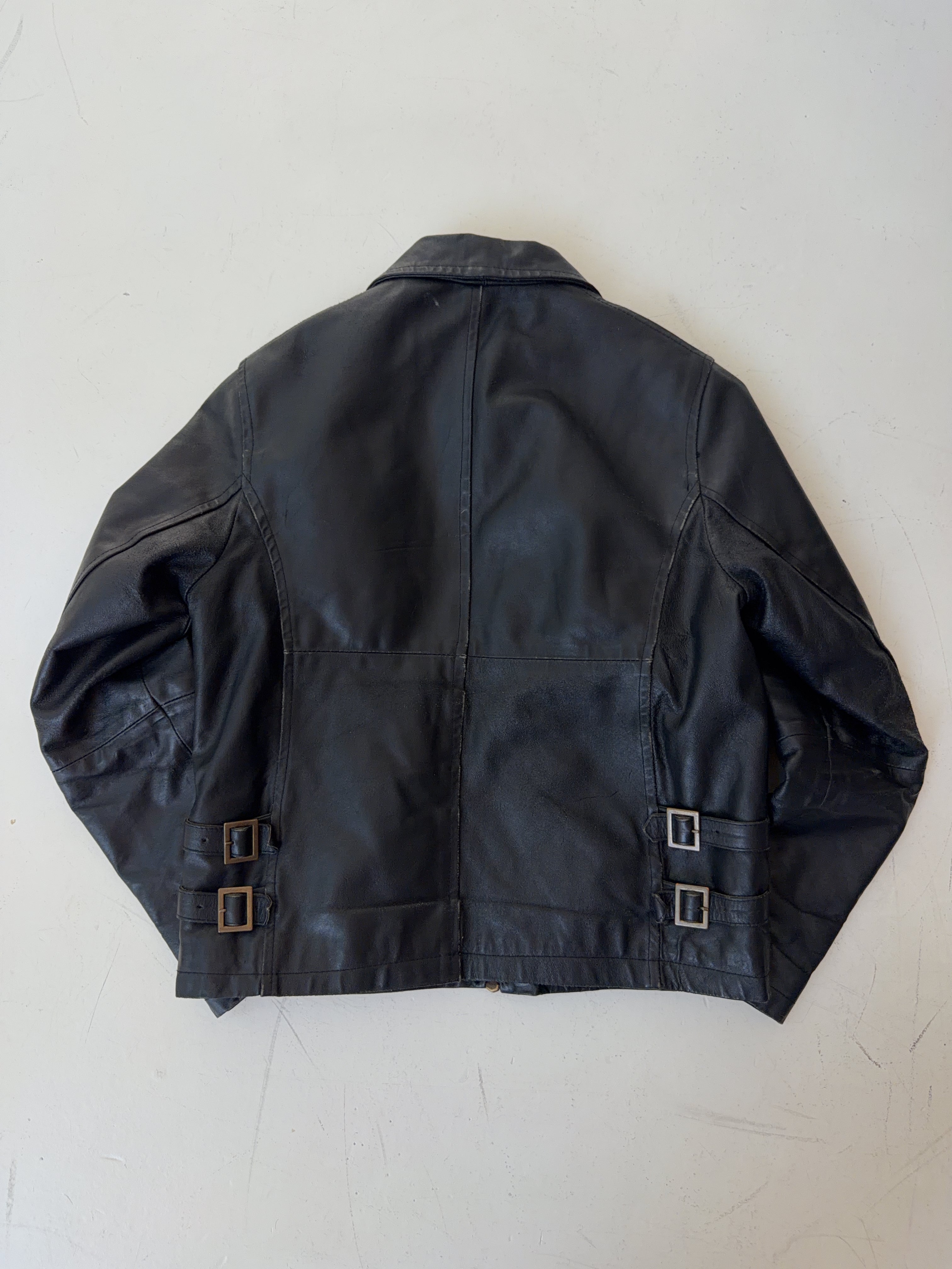 Vintage Engine Leder Jacke (L)