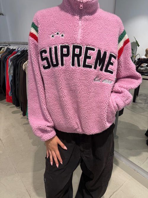 Vintage Supreme FW23 Arc Half Zip Fleece Sweater (S)