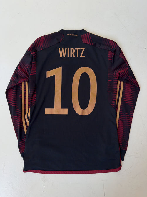 Vintage Adidas Germany 2022/23 Wirtz Away Longsleeve Jersey (S)