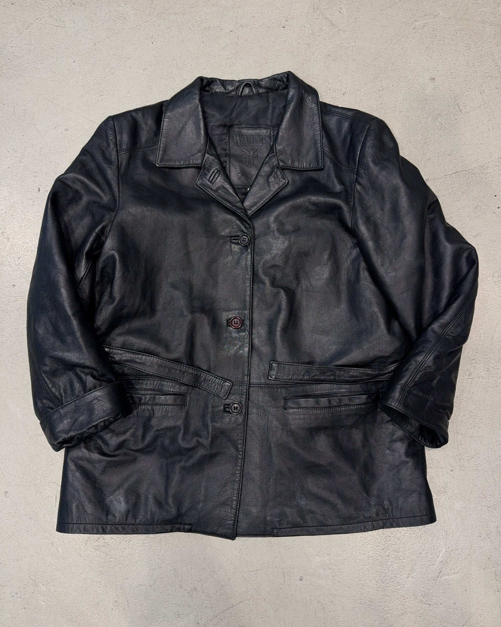 Vintage Wake Ledermantel (XXL)