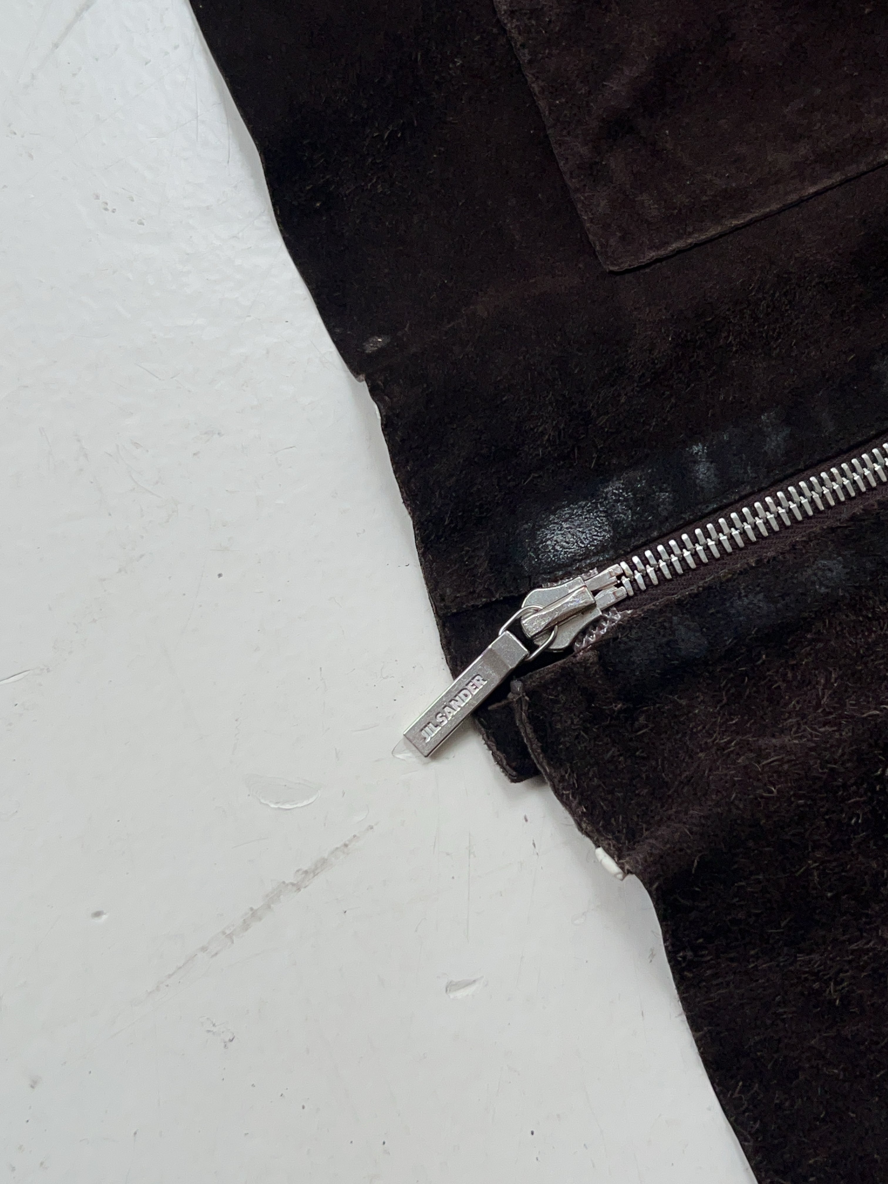 Vintage Jil Sander Brown Leather Jacket (M)