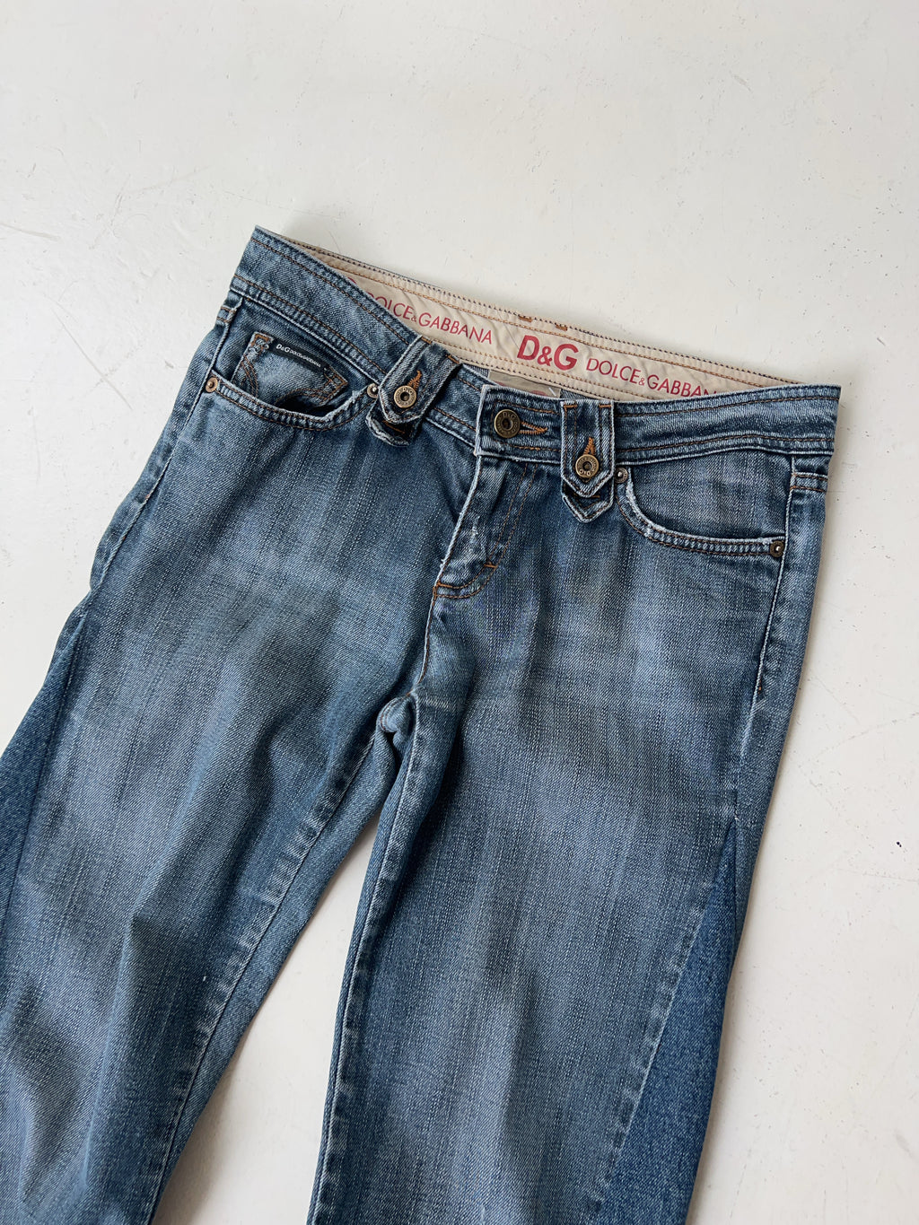 Vintage Dolce & Gabbana Midwaist Reworked Jeans (S)