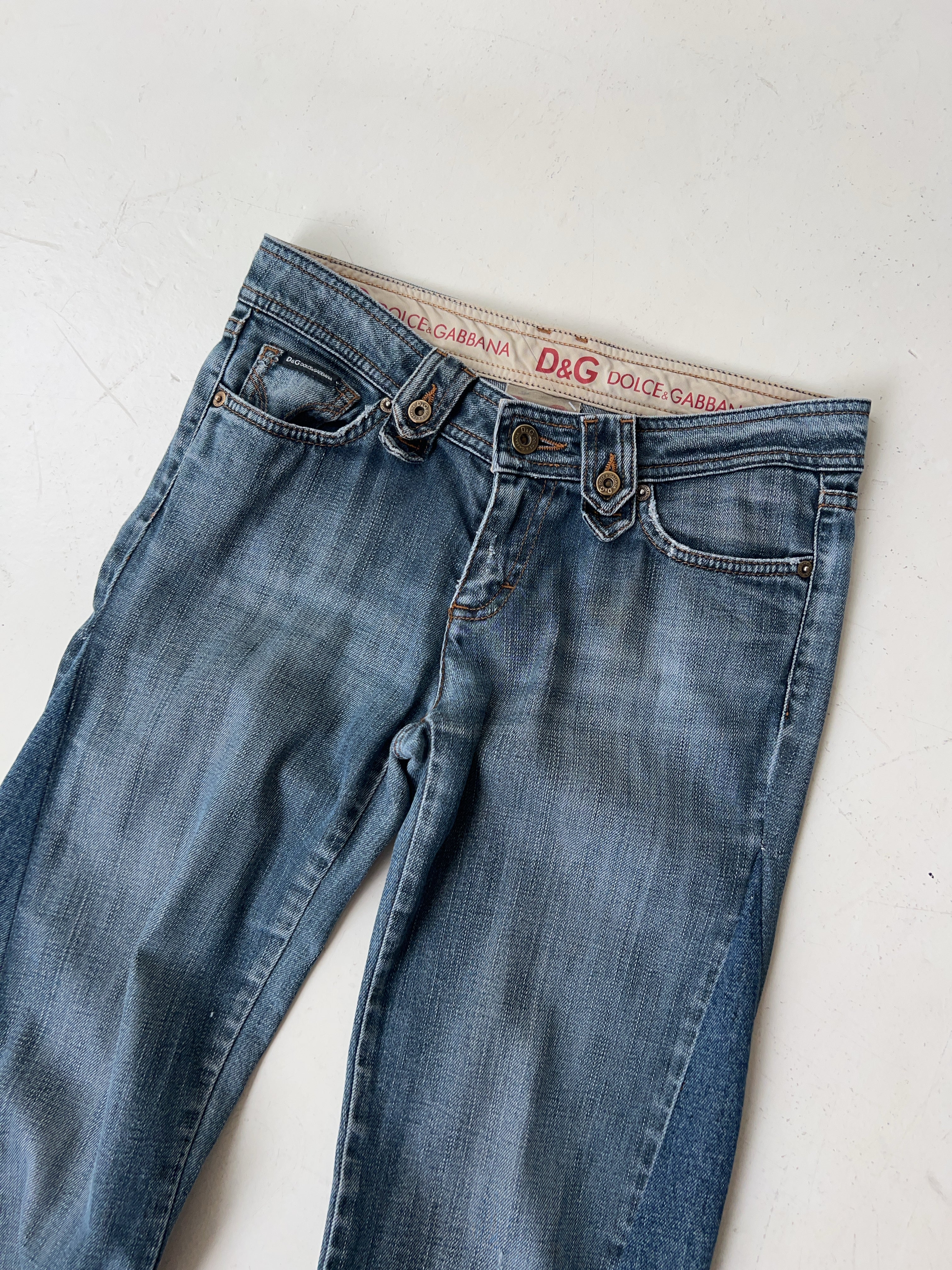 Vintage Dolce & Gabbana Midwaist Reworked Jeans (S)